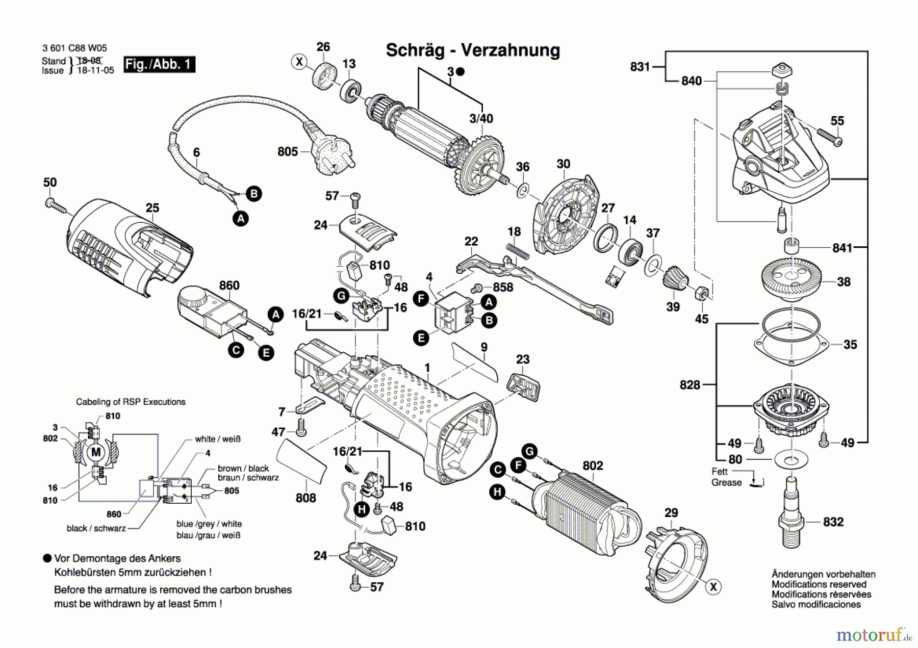  Bosch Werkzeug Winkelschleifer EWS 7-125-E BASIC Seite 1