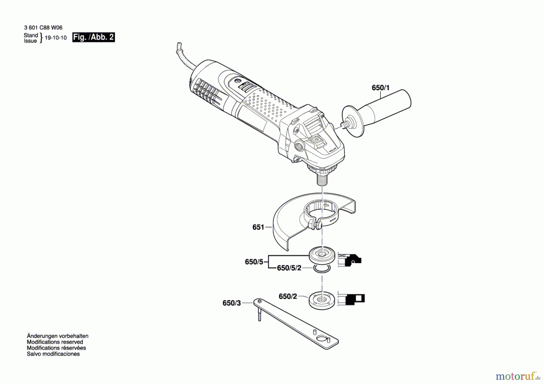  Bosch Werkzeug Winkelschleifer EWS 7-115 BASIC Seite 2