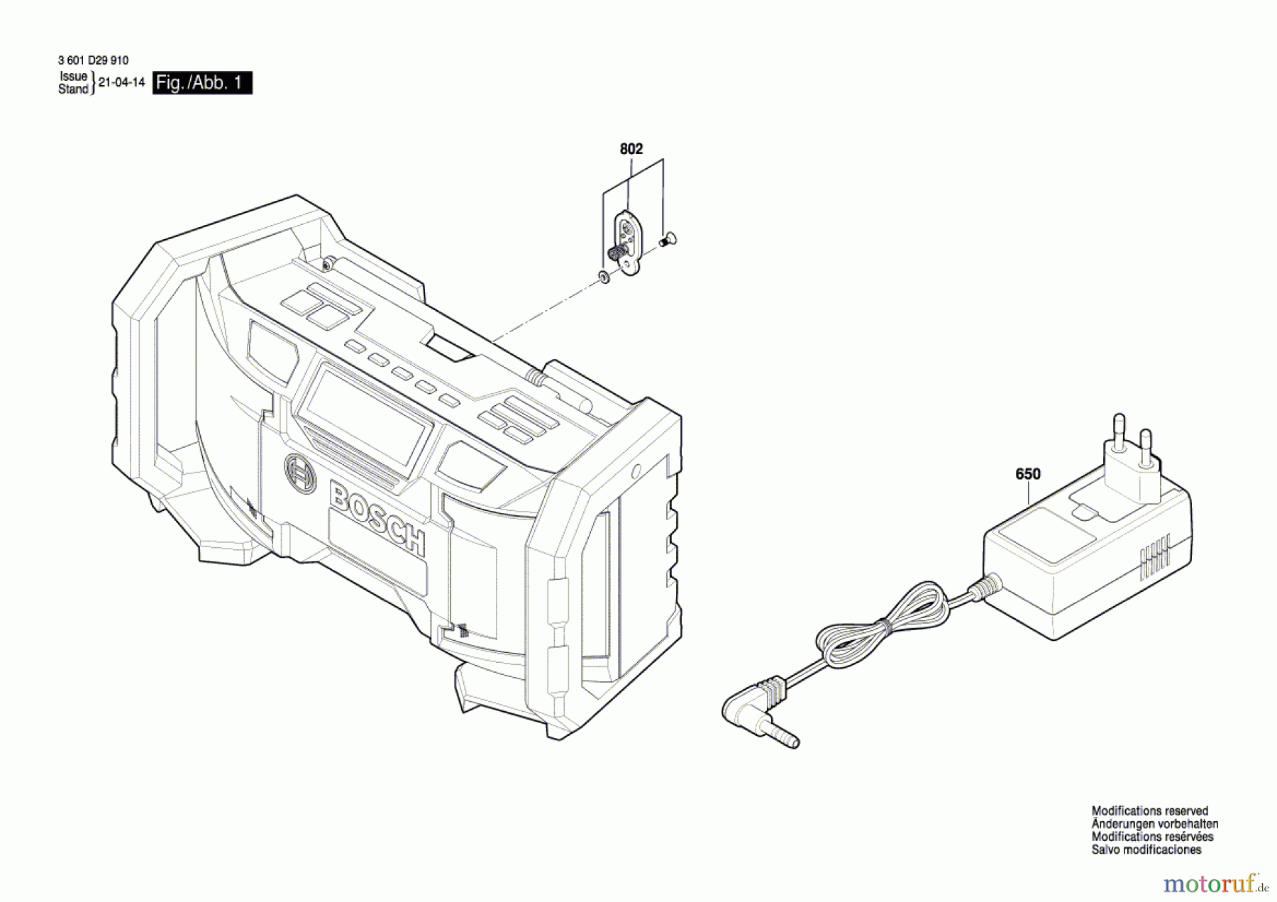  Bosch Werkzeug Power-Radiobox GML SoundBoxx Seite 1