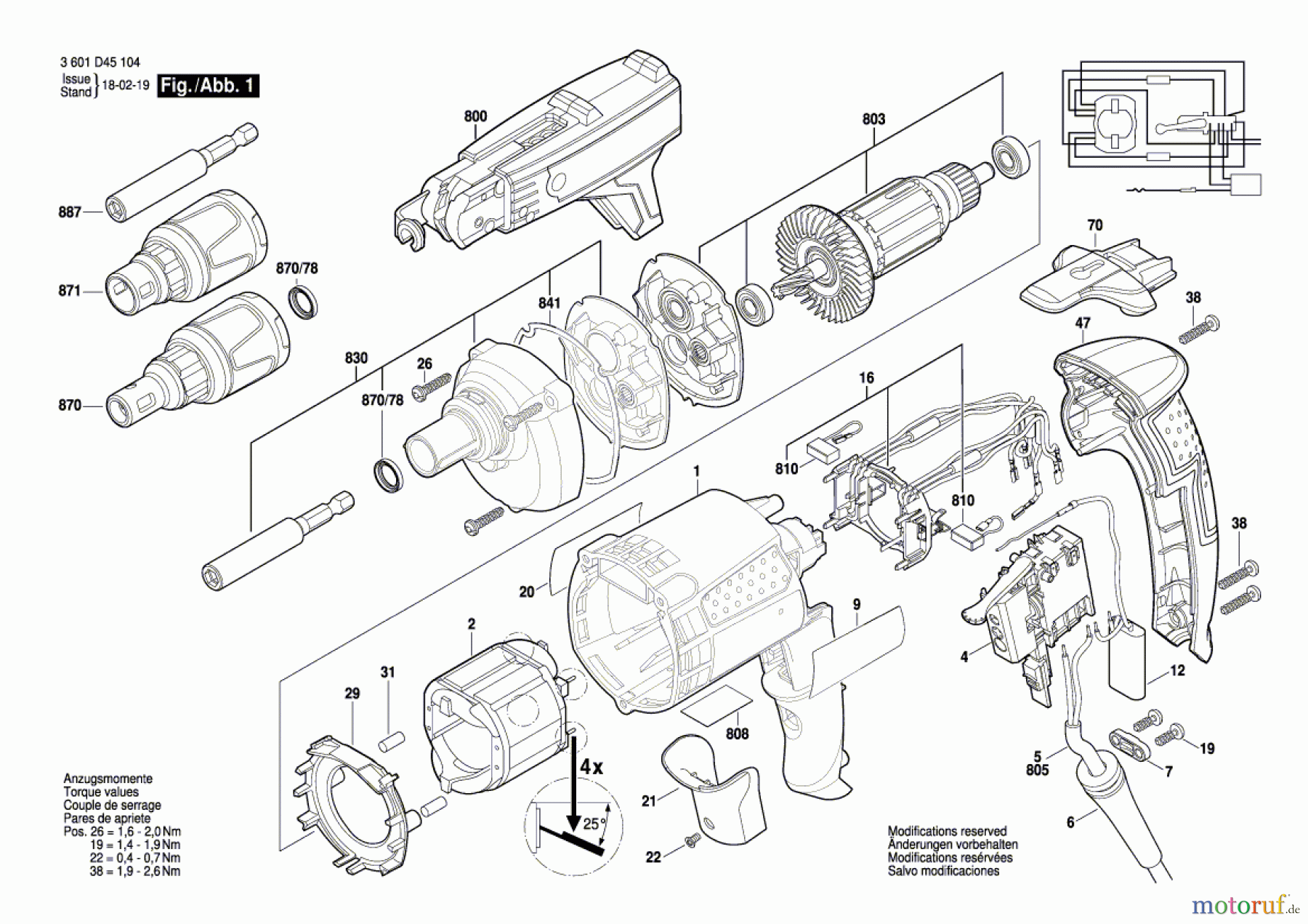  Bosch Werkzeug Bohrschrauber GSR 6-60 TE Seite 1