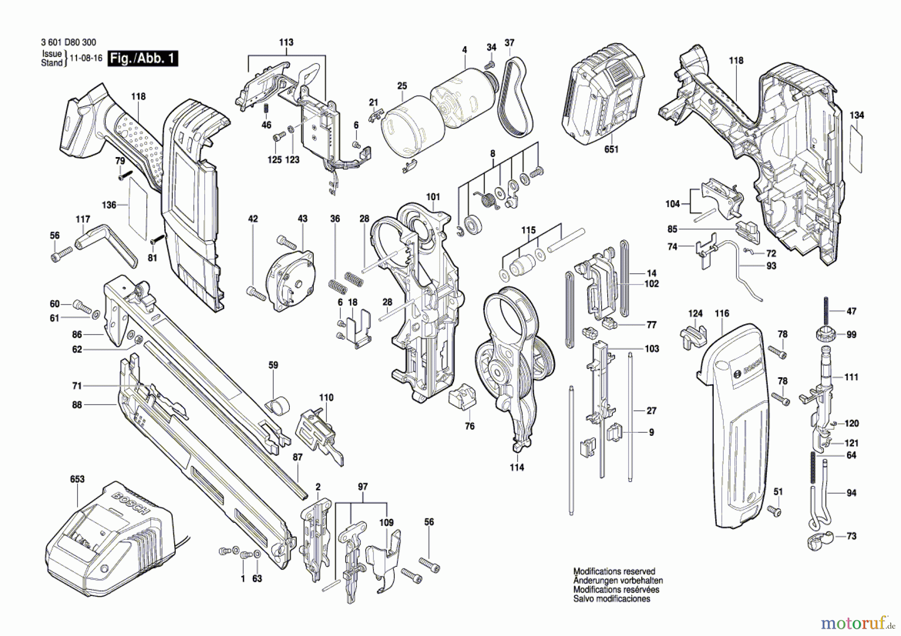  Bosch Werkzeug Nagler GSK 18 V-LI Seite 1