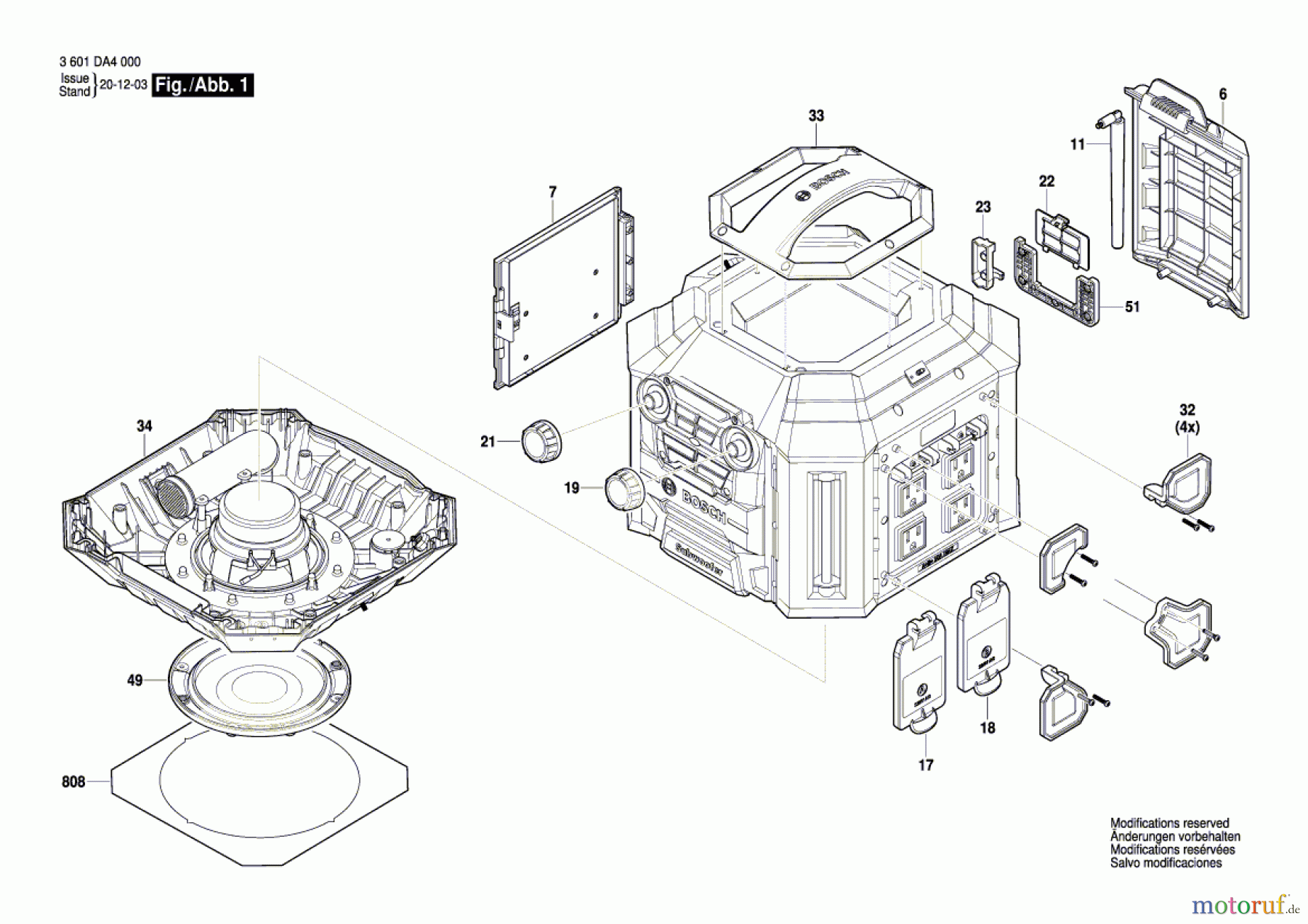  Bosch Werkzeug Power-Radiobox GPB 18V-5 C Seite 1