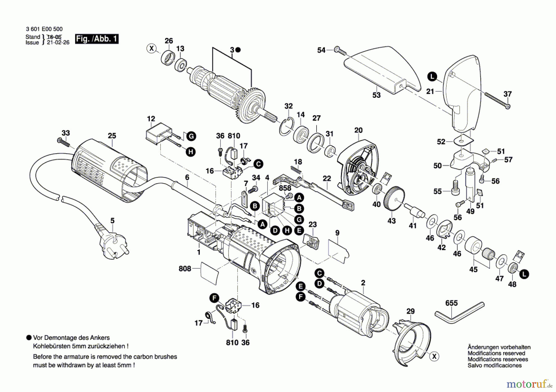  Bosch Werkzeug Blechschere GSC75-16 Seite 1