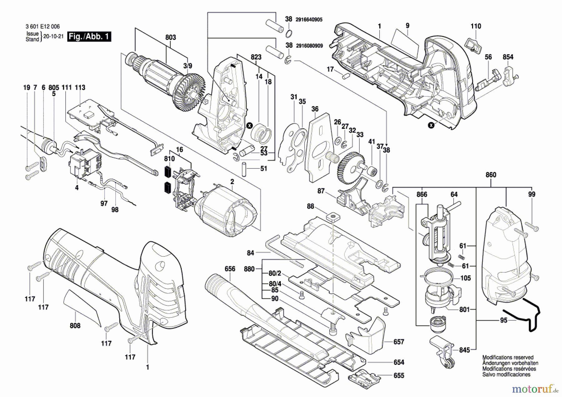  Bosch Werkzeug Stichsäge STP 150 POWER-S Seite 1