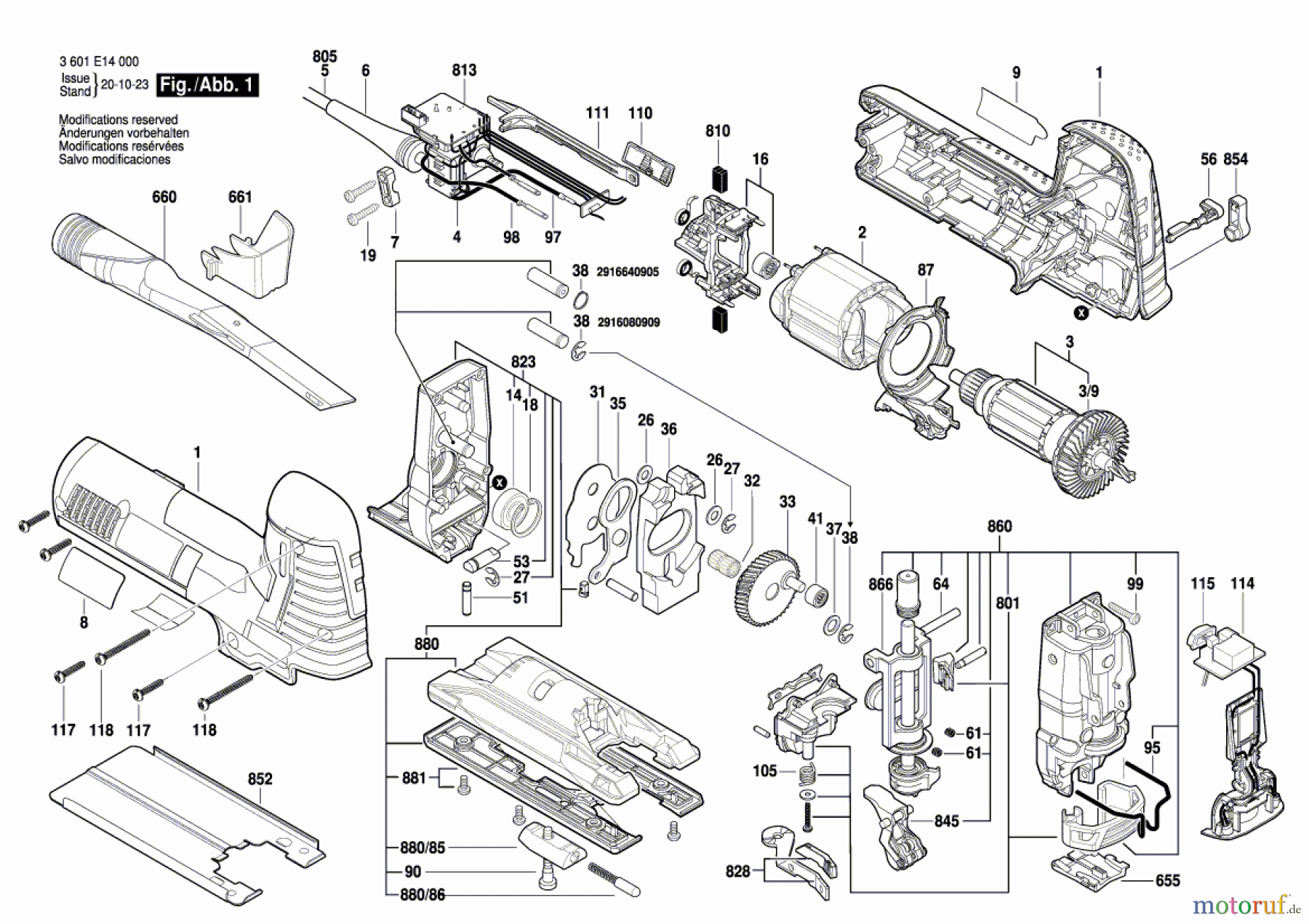  Bosch Werkzeug Stichsäge GST 140 CE Seite 1