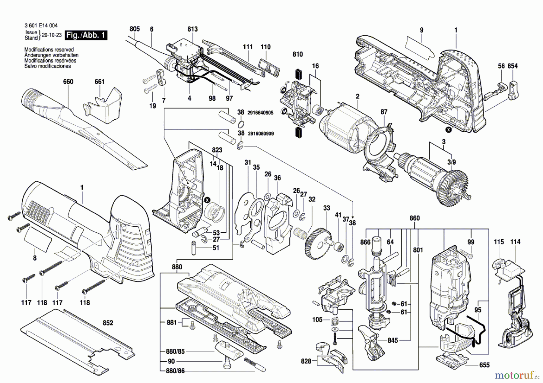  Bosch Werkzeug Stichsäge STP 140 EXACT-S Seite 1