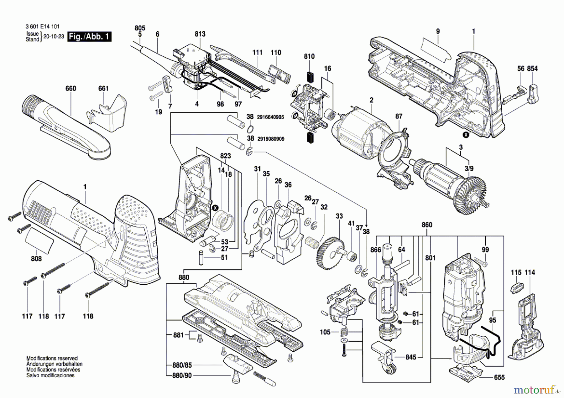  Bosch Werkzeug Pendelstichsäge GST 1400 CE Seite 1