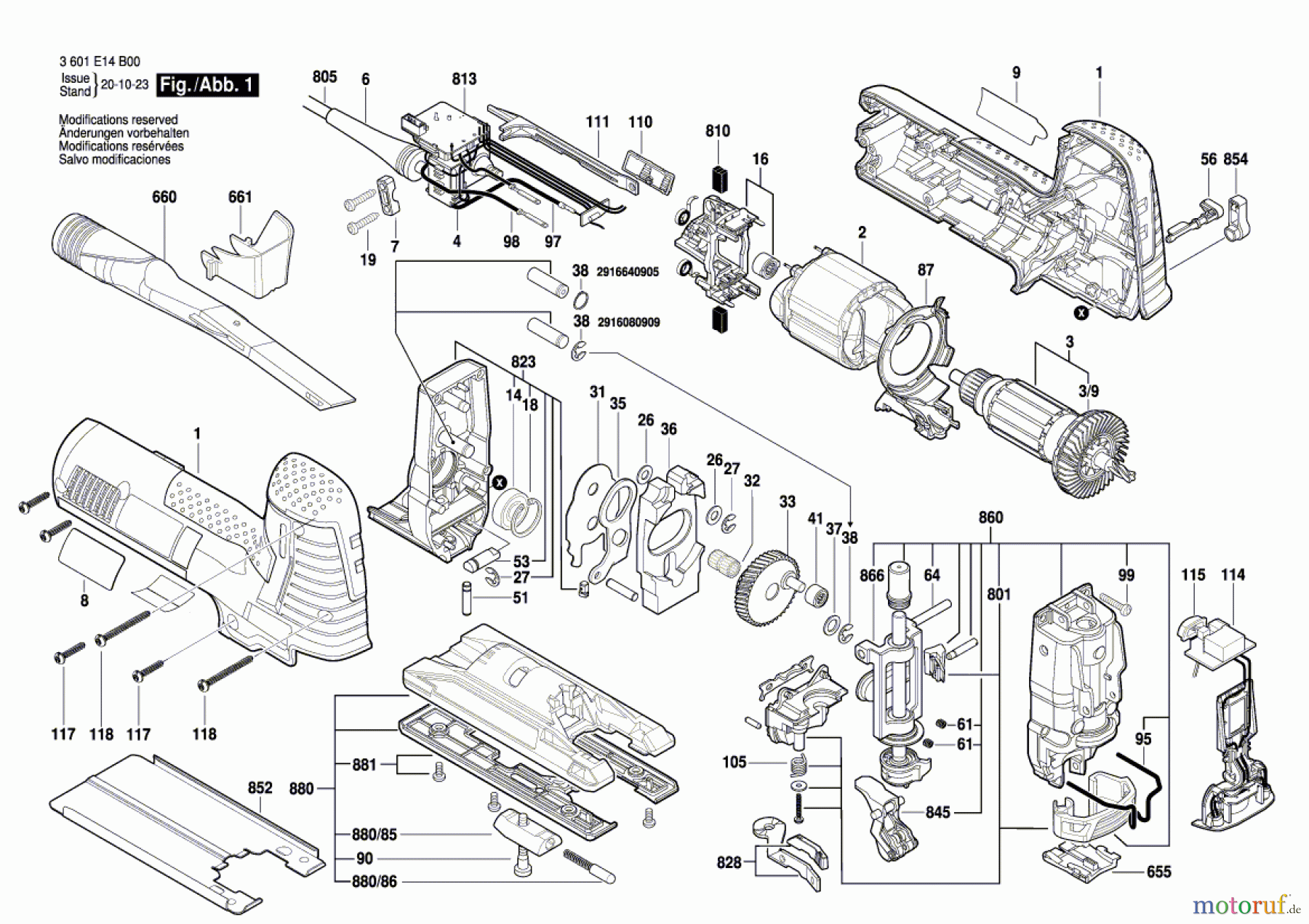  Bosch Werkzeug Stichsäge BJS SHO 140 Seite 1