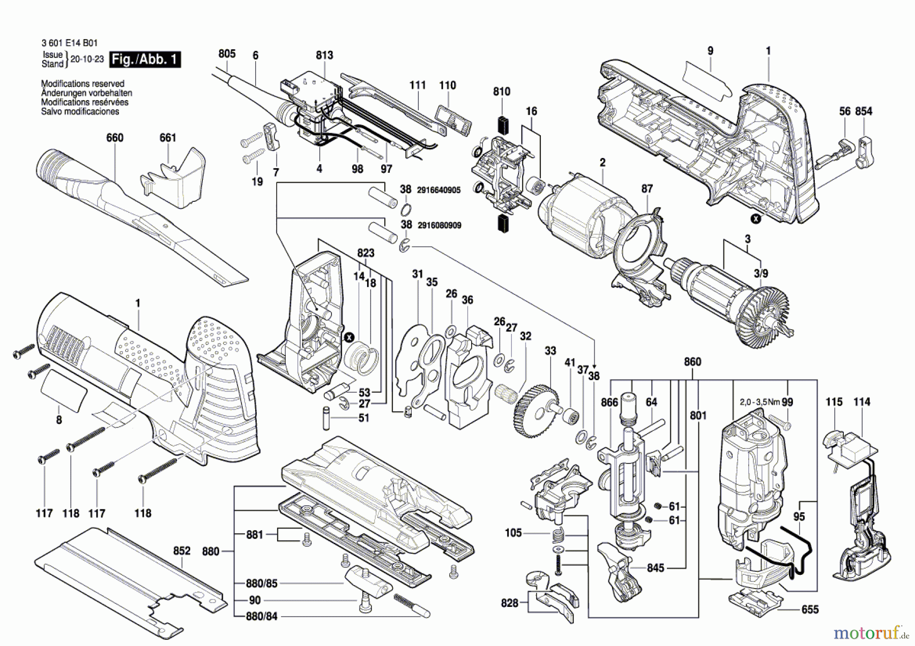  Bosch Werkzeug Gw-Pendelstichsäge BJS SHO 160 Seite 1
