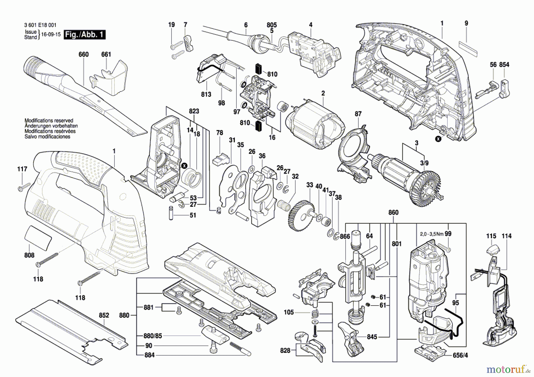  Bosch Werkzeug Pendelstichsäge GST 160 BCE Seite 1