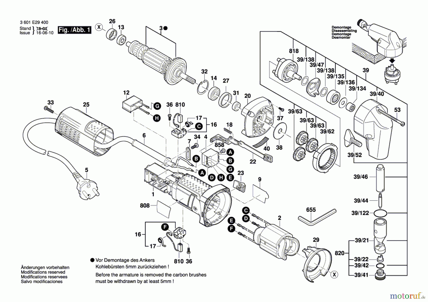  Bosch Werkzeug Nager GNA 75-16 Seite 1