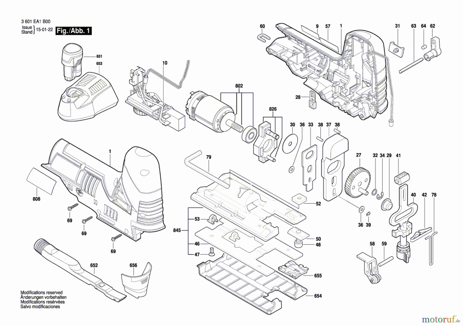  Bosch Akku Werkzeug Akku-Stichsäge BACJS 10,8 V LI Seite 1