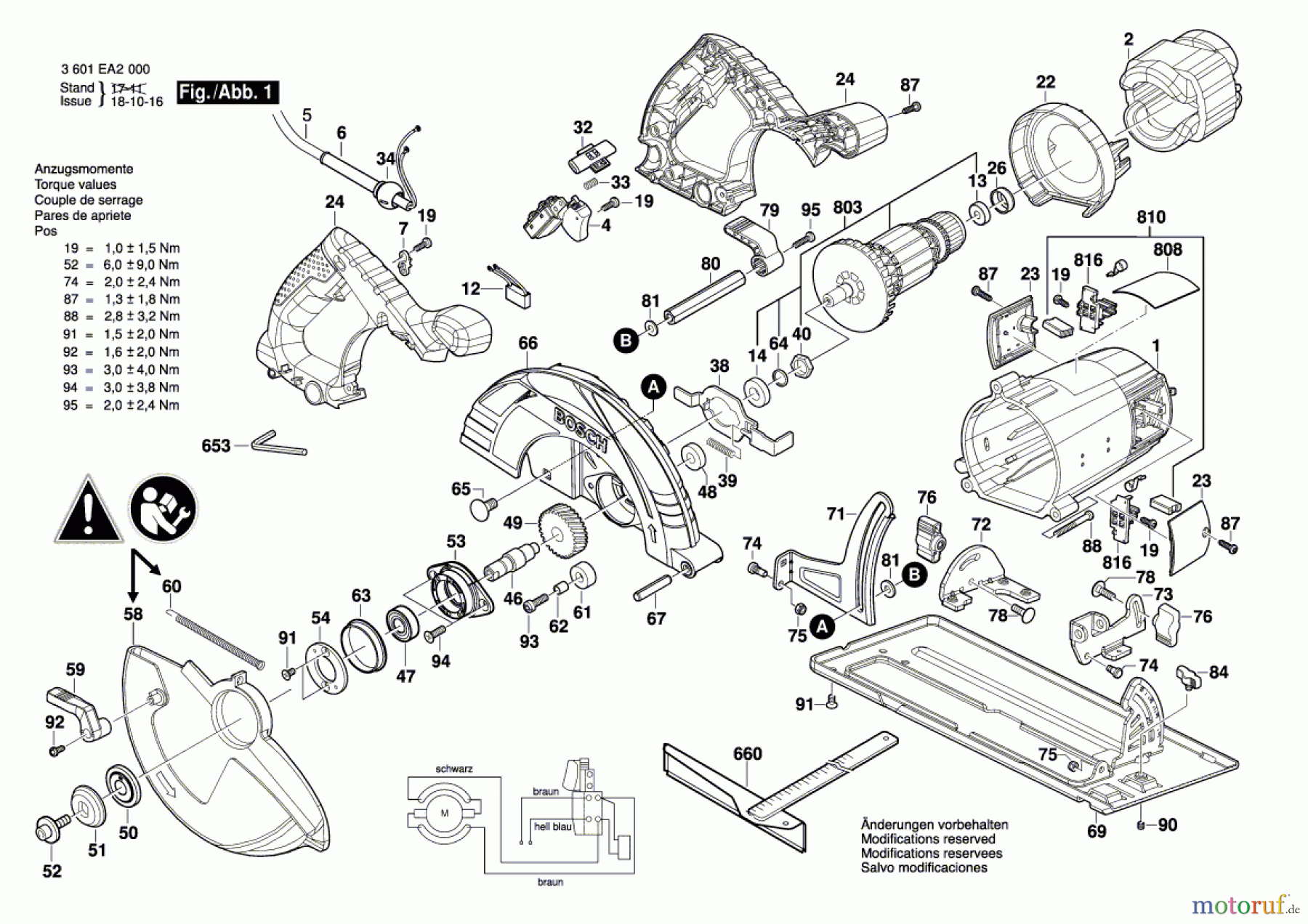  Bosch Werkzeug Handkreissäge GKS 235 Turbo Seite 1