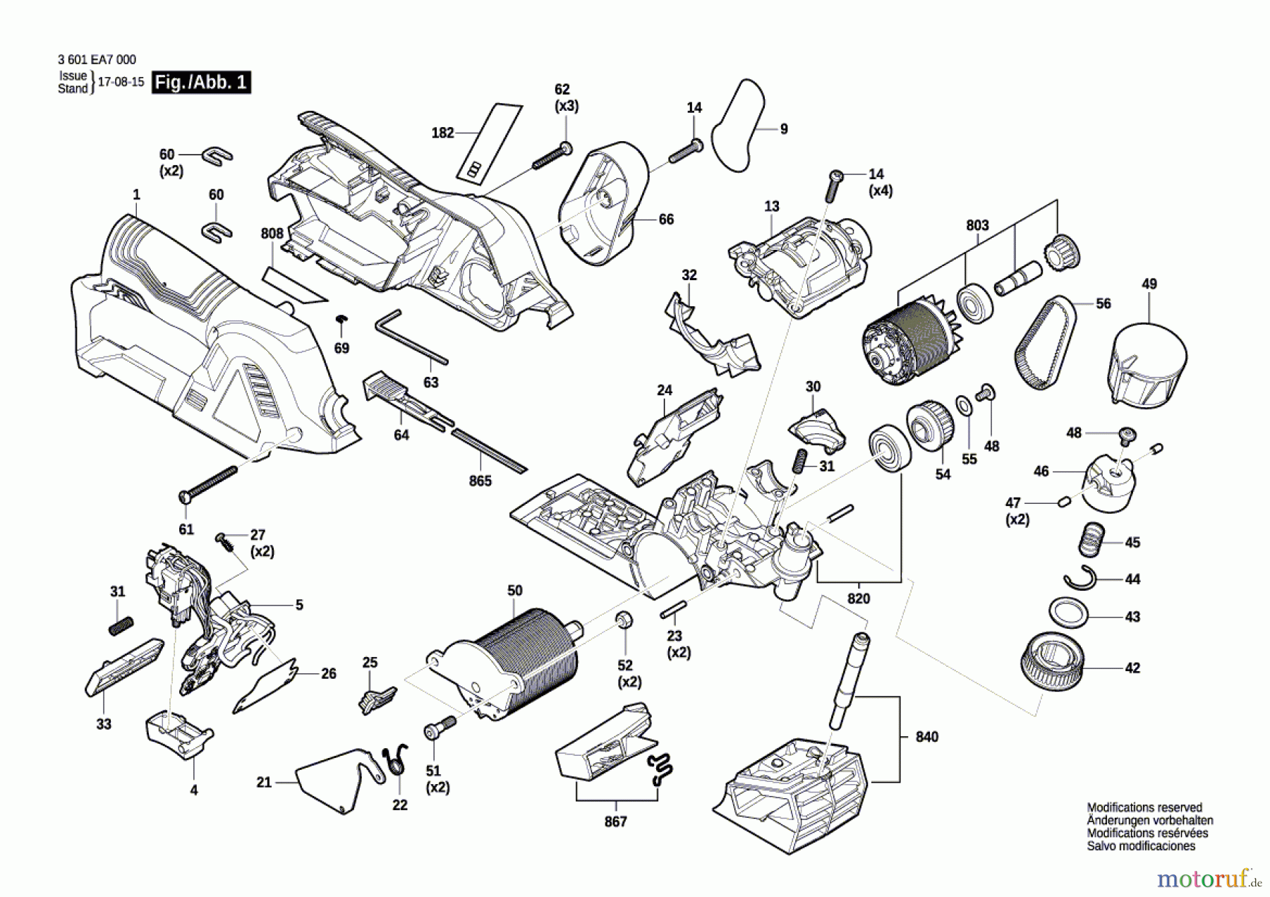  Bosch Werkzeug Hobel/Elektrowerkzeug GHO 12V-20 Seite 1