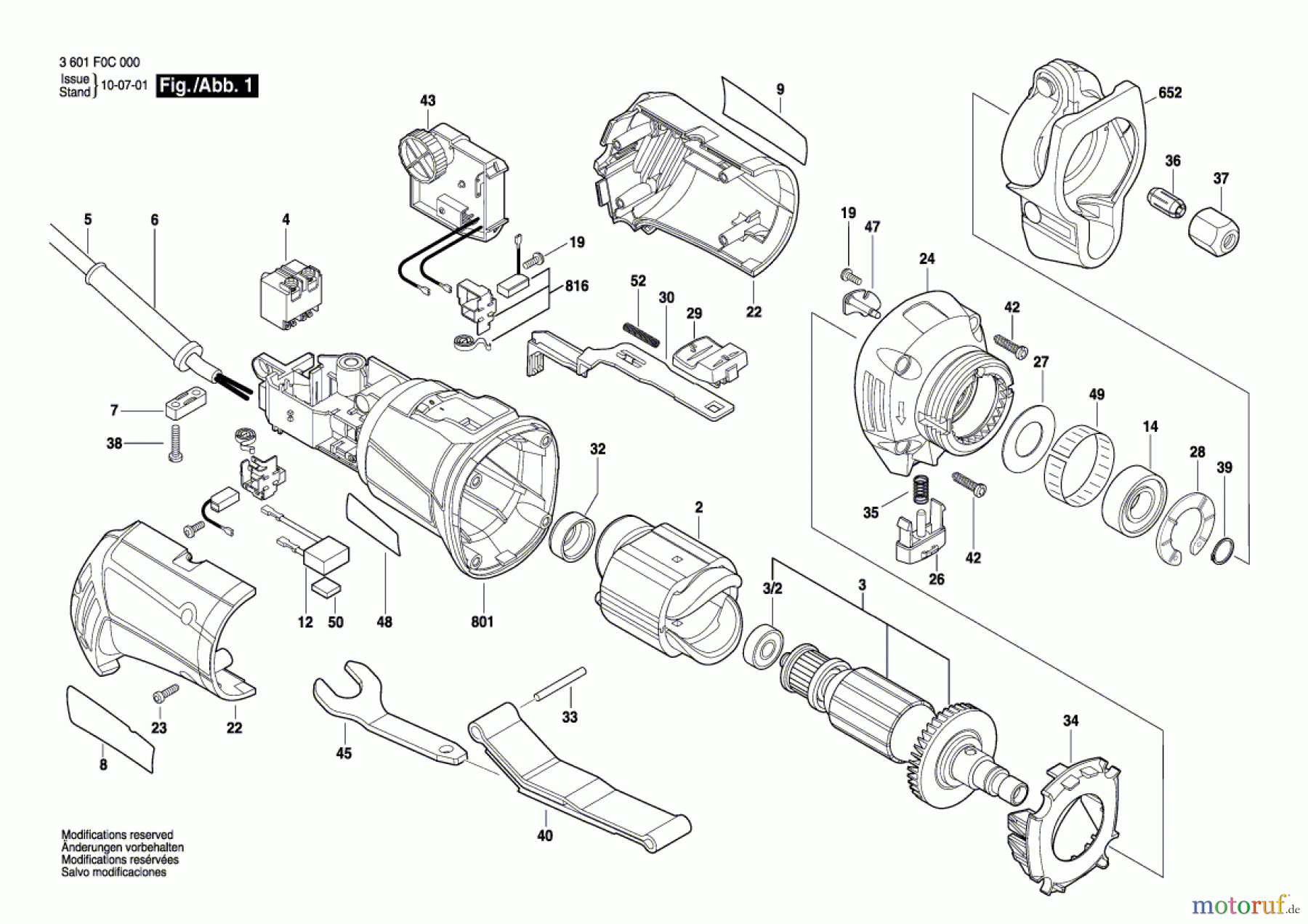  Bosch Werkzeug Oberfräse GTR 30 Seite 1