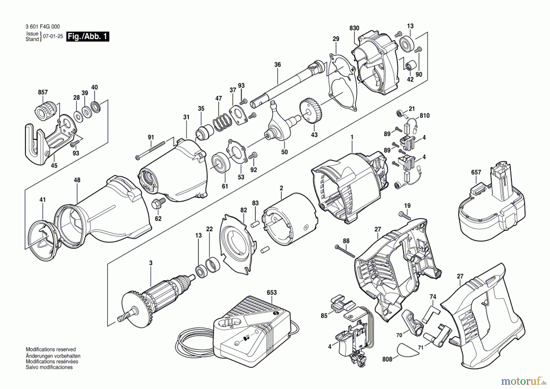  Bosch Akku Werkzeug Akku-Säbelsäge GSA 18 VE Seite 1