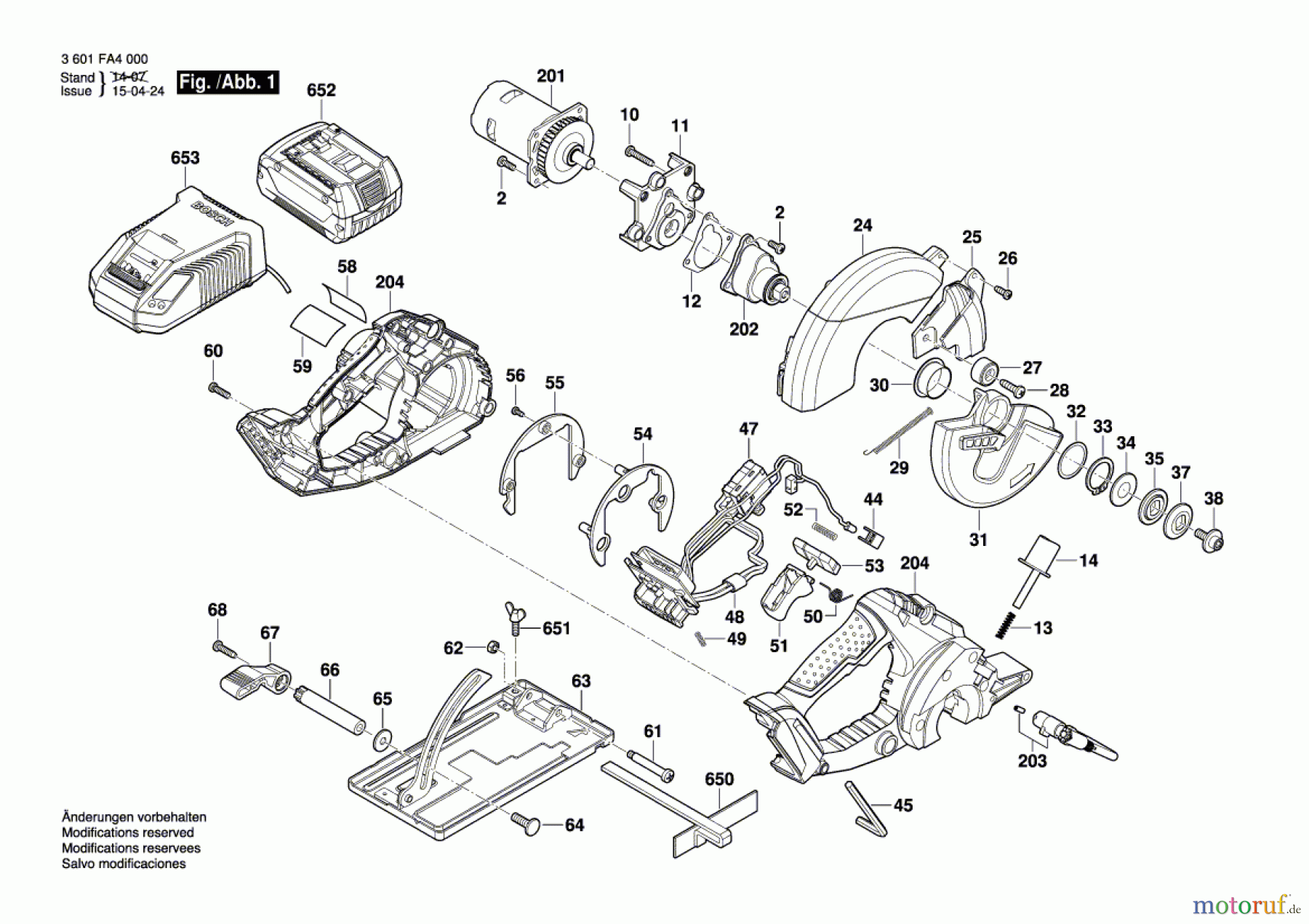  Bosch Werkzeug Kreissäge GKM 18 V-LI Seite 1