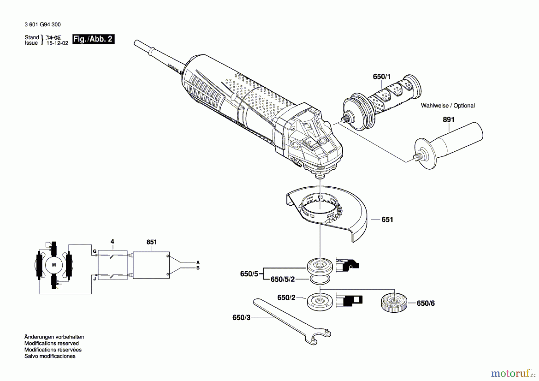 Bosch Werkzeug Winkelschleifer GWS 12-125 CIEPX Seite 2
