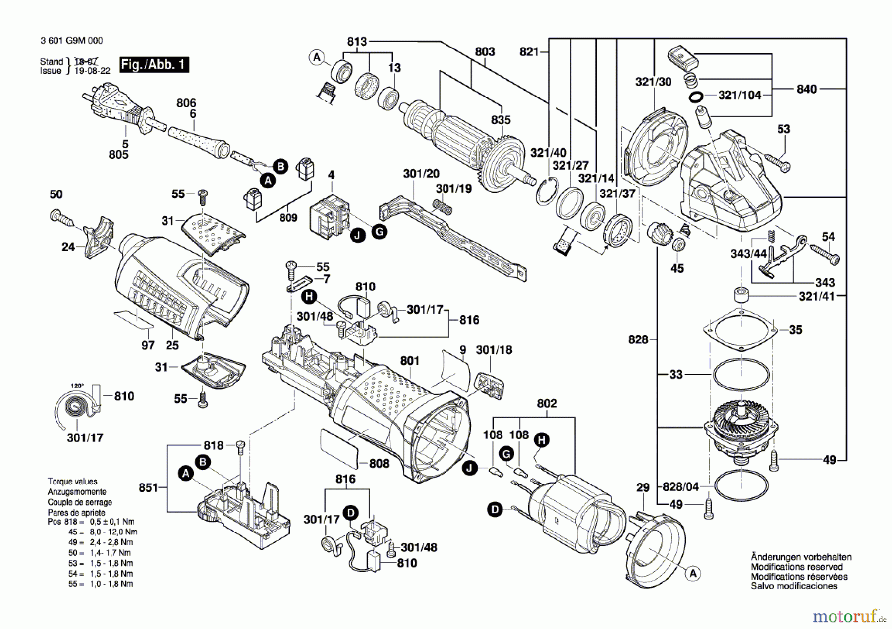  Bosch Werkzeug Winkelschleifer GWS 17-125 INOX Seite 1