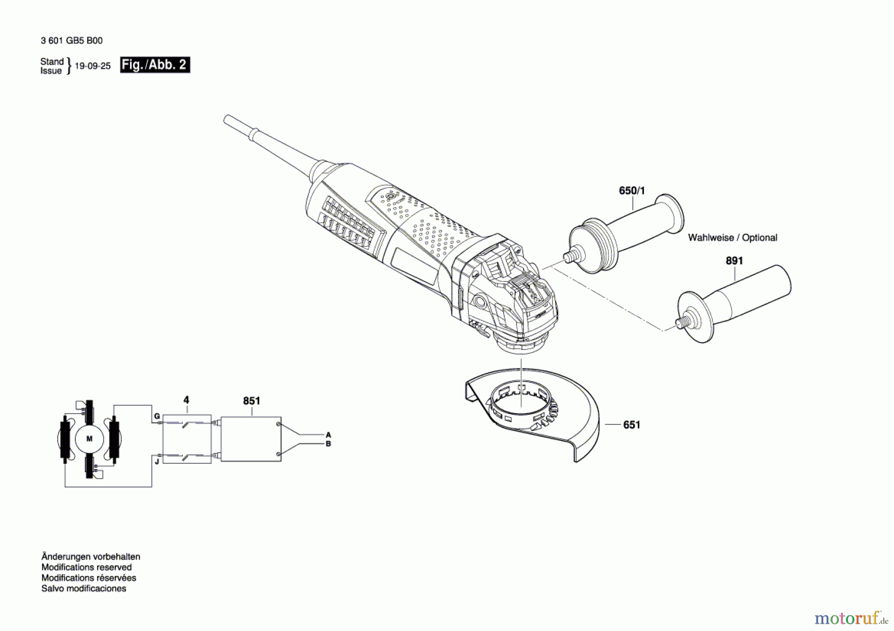  Bosch Werkzeug Winkelschleifer --- Seite 2