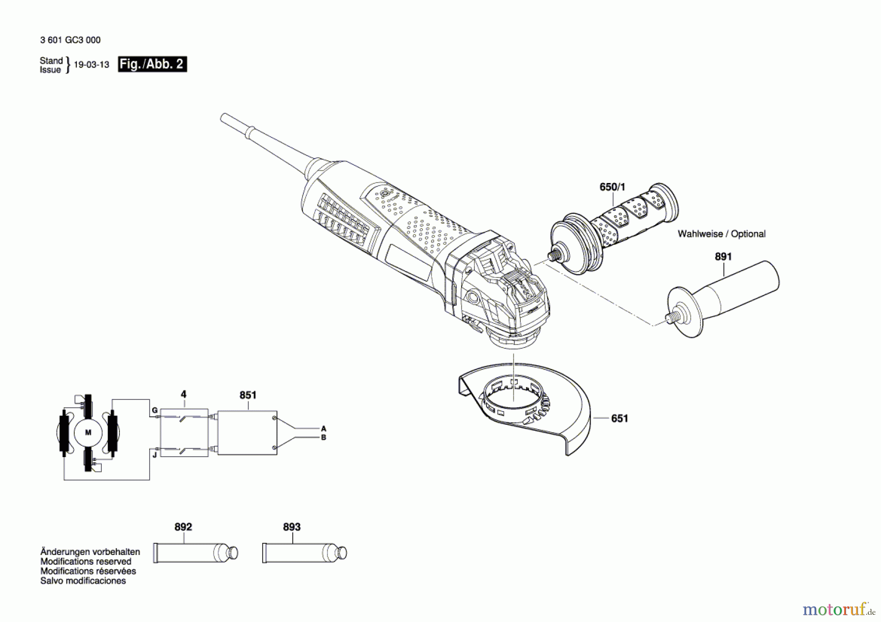  Bosch Werkzeug Winkelschleifer GWX 17-125 Seite 2