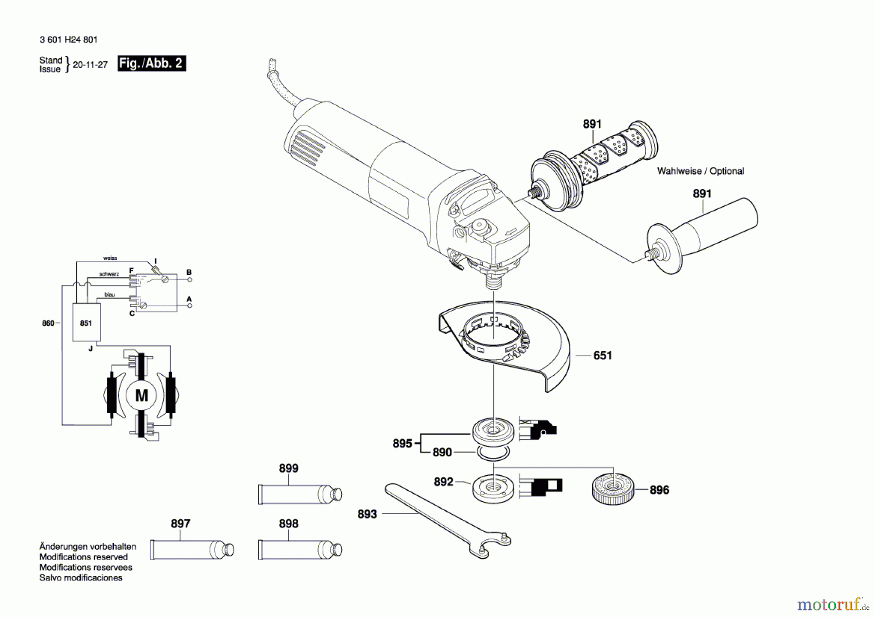  Bosch Werkzeug Winkelschleifer GWS 1400 Seite 2