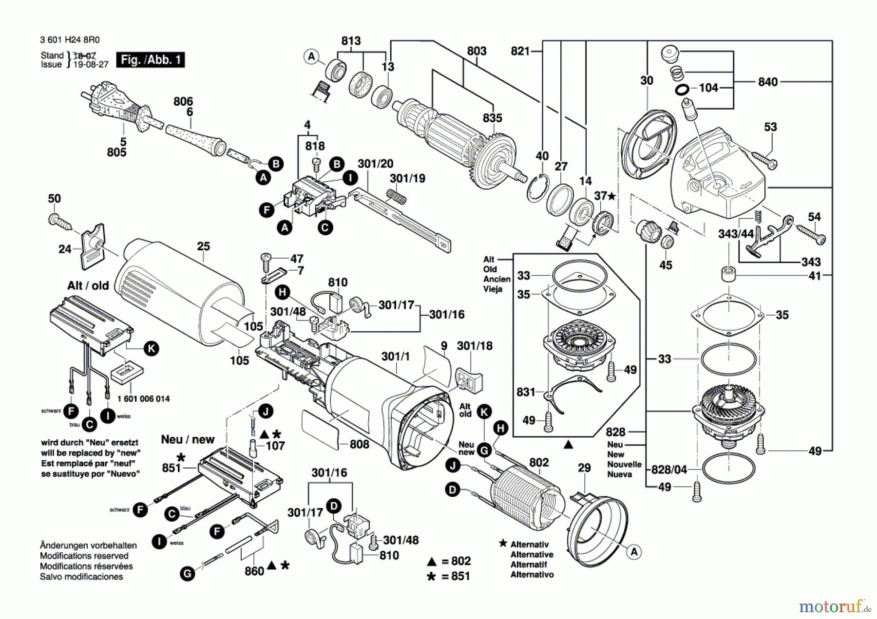  Bosch Werkzeug Winkelschleifer GWS 1400 Seite 1