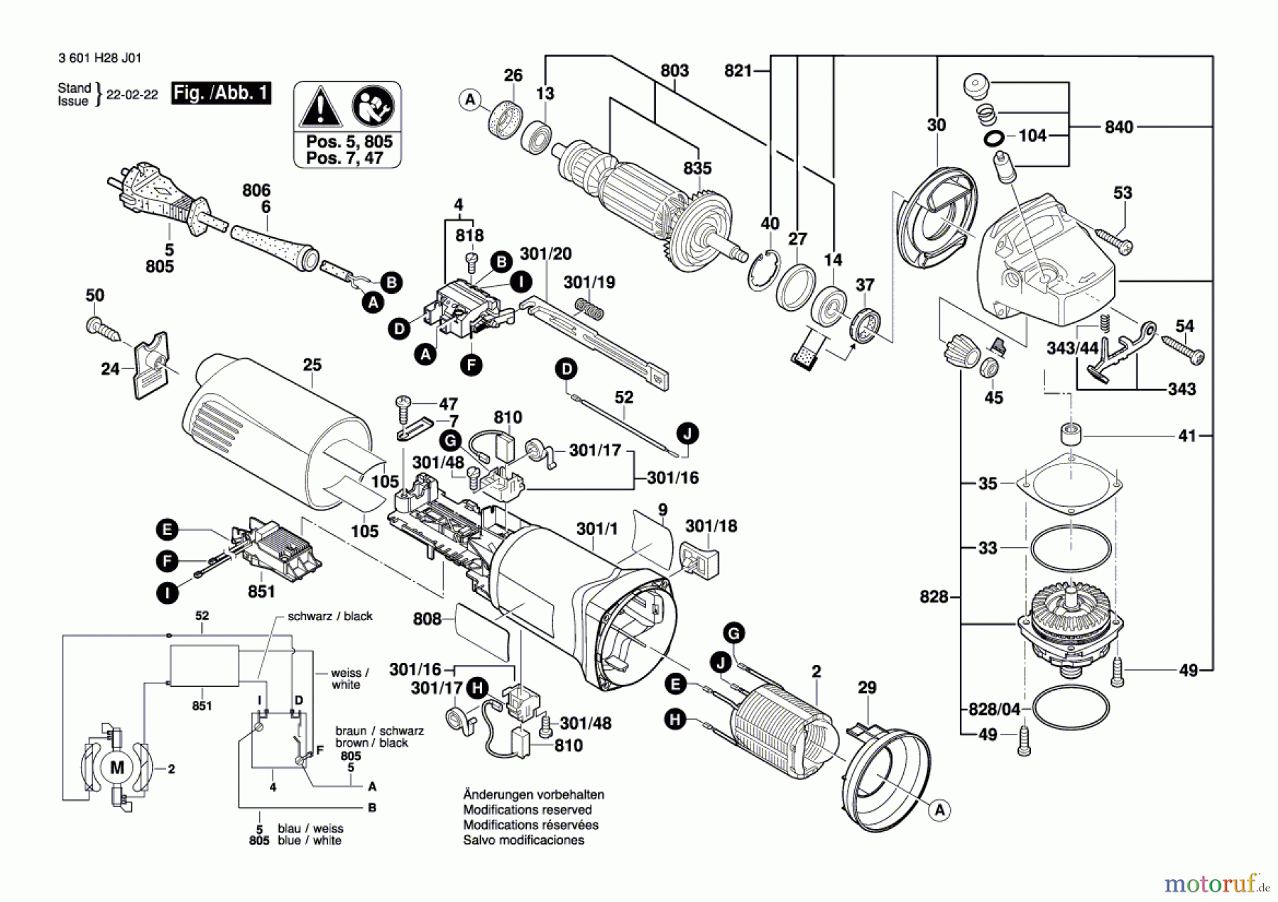  Bosch Werkzeug Winkelschleifer CG 10-125 (China) Seite 1