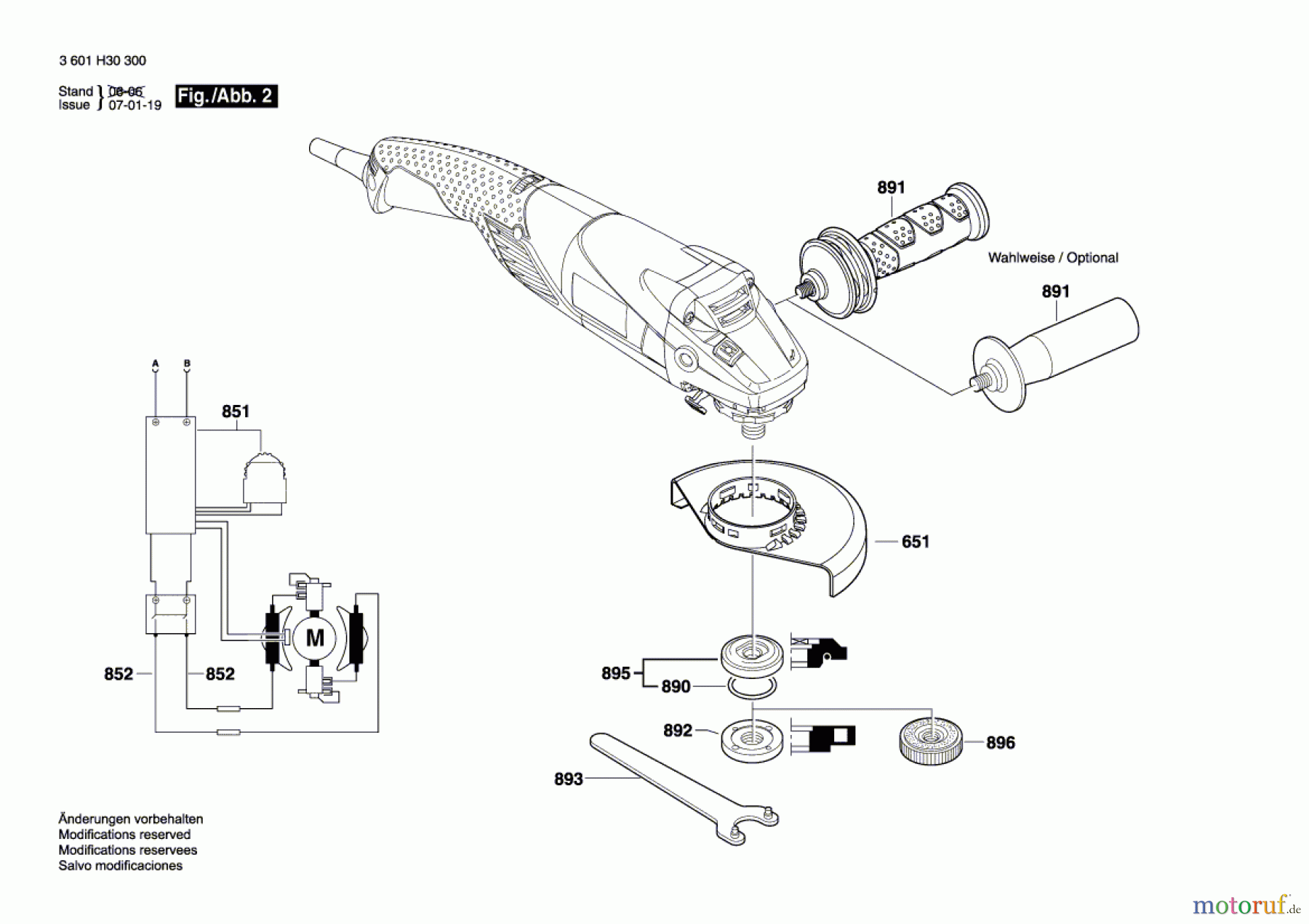  Bosch Werkzeug Winkelschleifer GWS 15-125 CIEH Seite 2