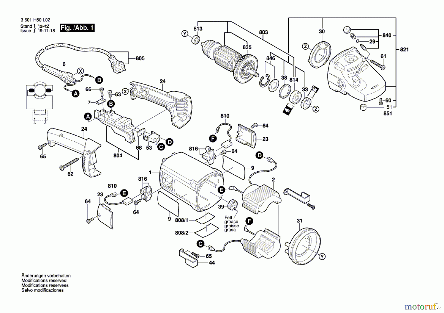  Bosch Werkzeug Winkelschleifer GWS 20-230H Seite 1