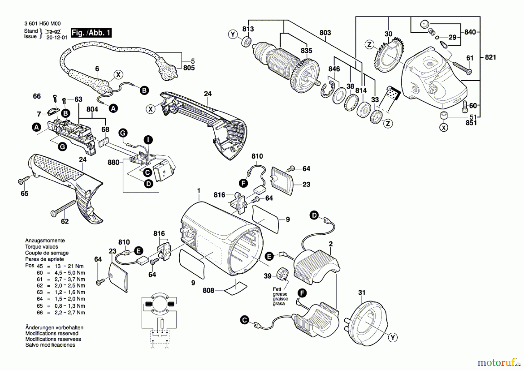  Bosch Werkzeug Winkelschleifer GWS 20-230JH Seite 1