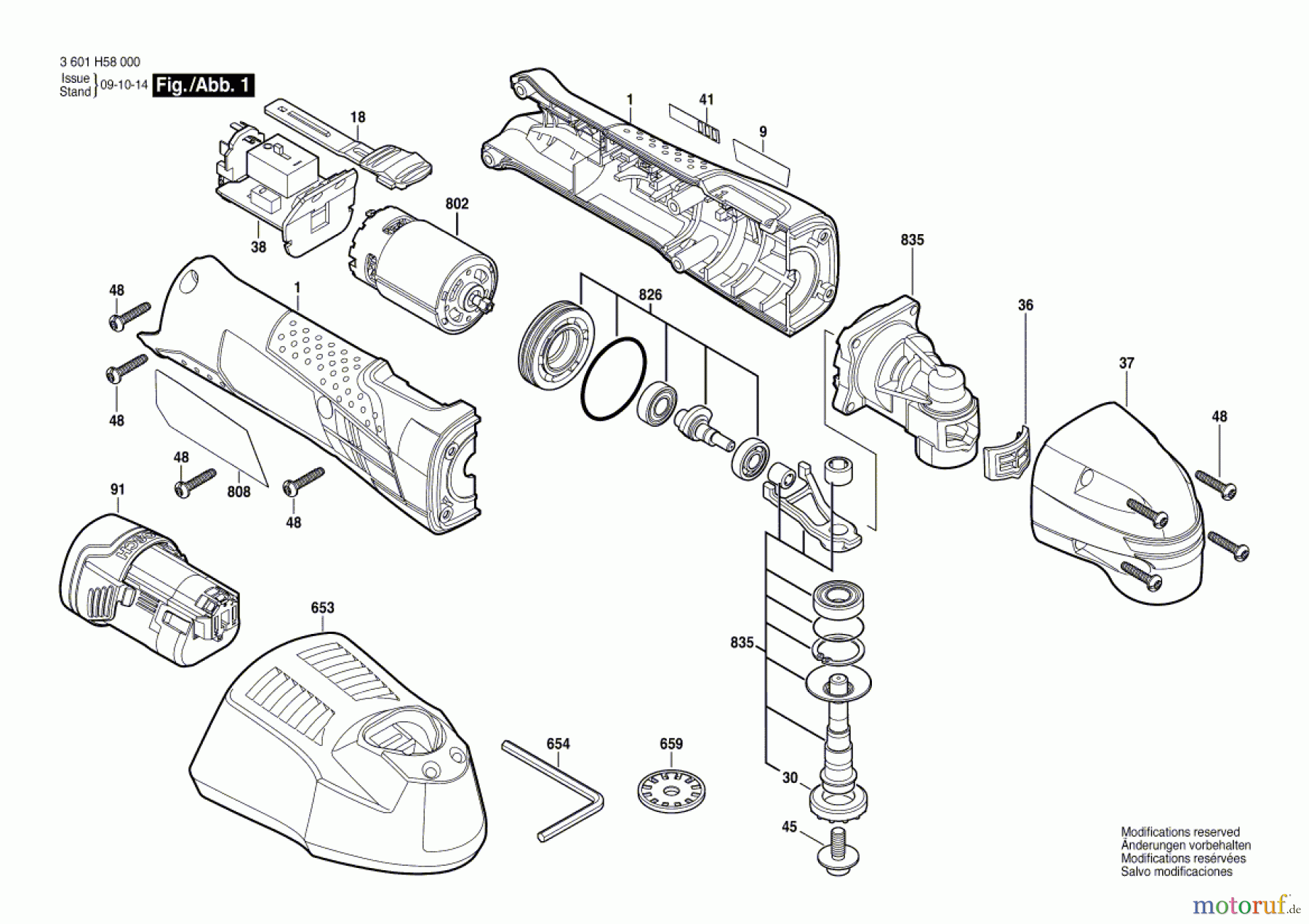  Bosch Werkzeug Multifunktionswerkzeug A-UM 10,8 V LI Seite 1