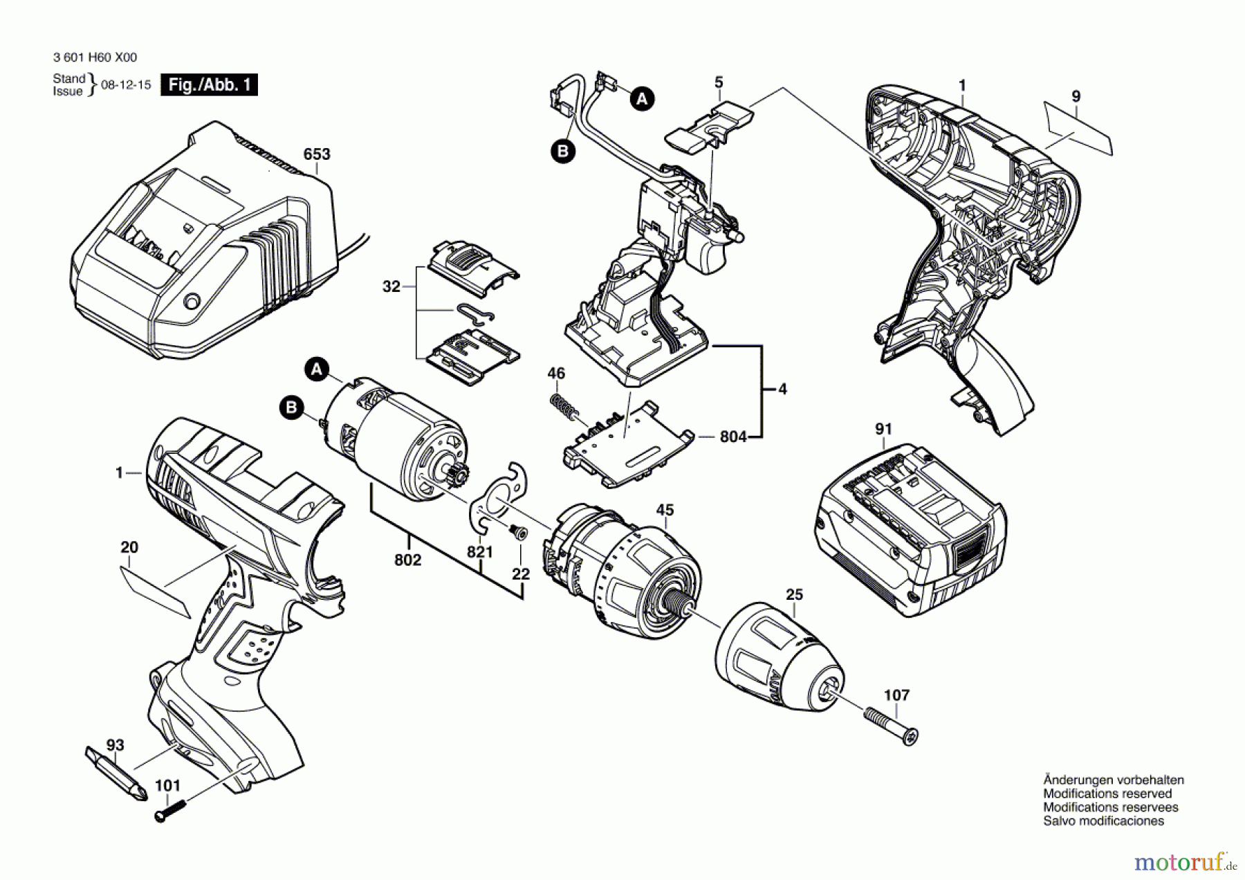  Bosch Akku Werkzeug Akku-Bohrschrauber BS 14-A Seite 1