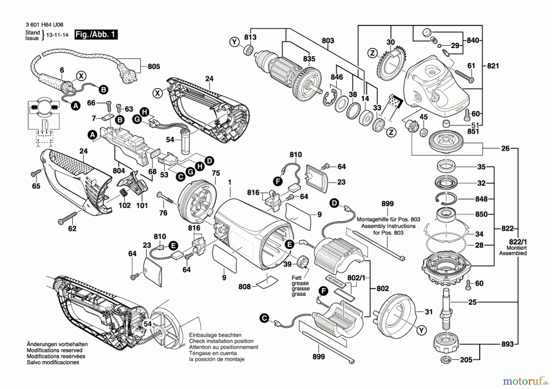  Bosch Werkzeug Winkelschleifer Spit GWS 24-230 JVX Seite 1
