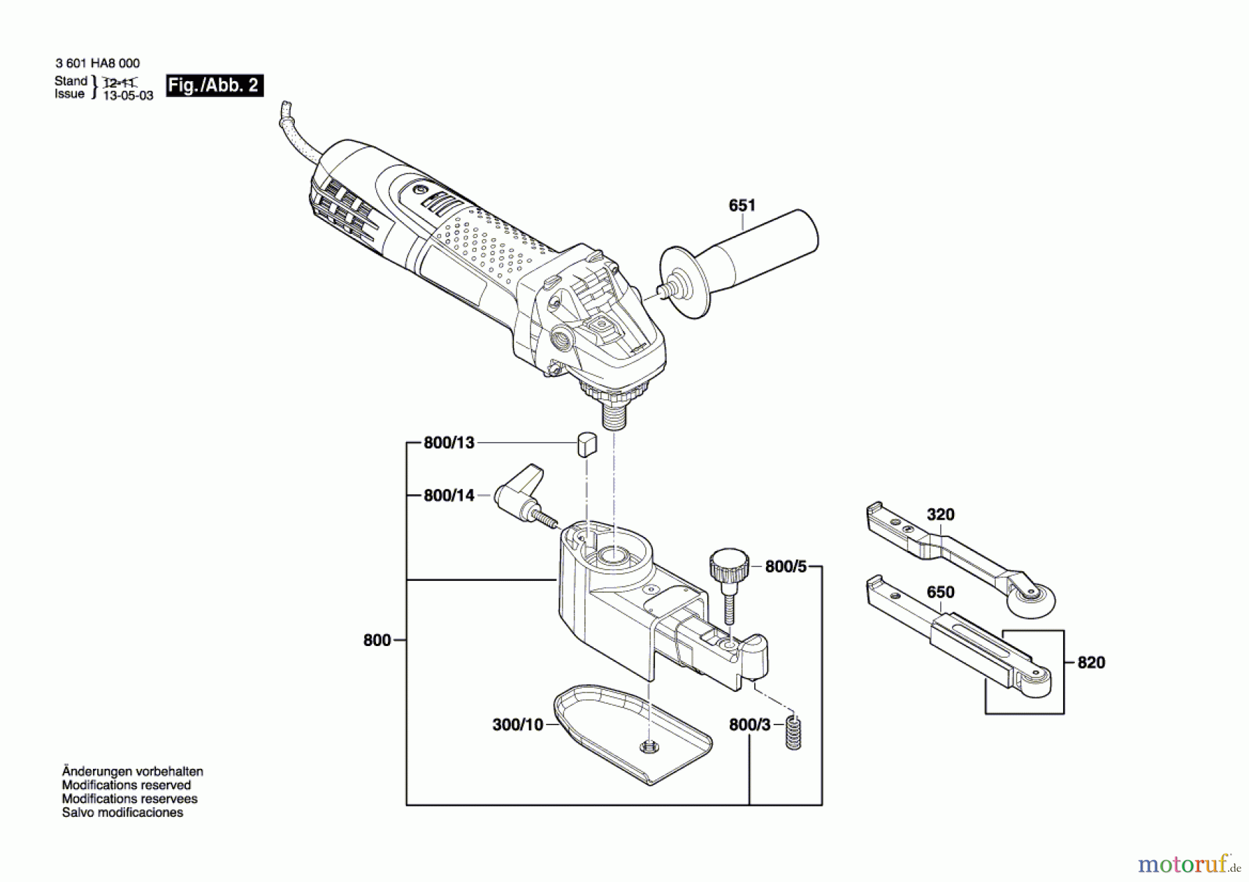  Bosch Werkzeug Elektrofeile GEF 7 E Seite 2