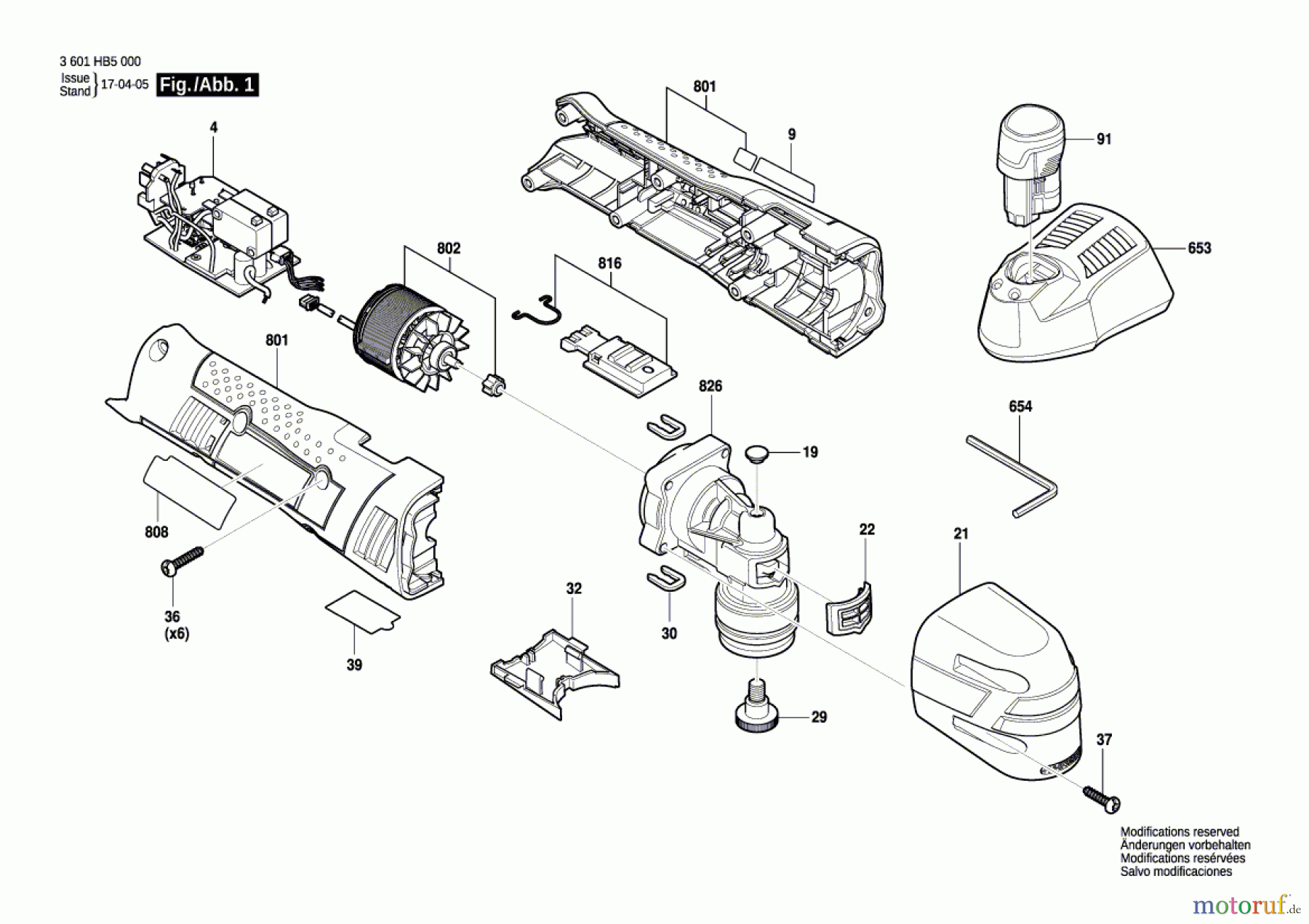  Bosch Werkzeug Multifunktionswerkzeug GOP 12V-28 Seite 1