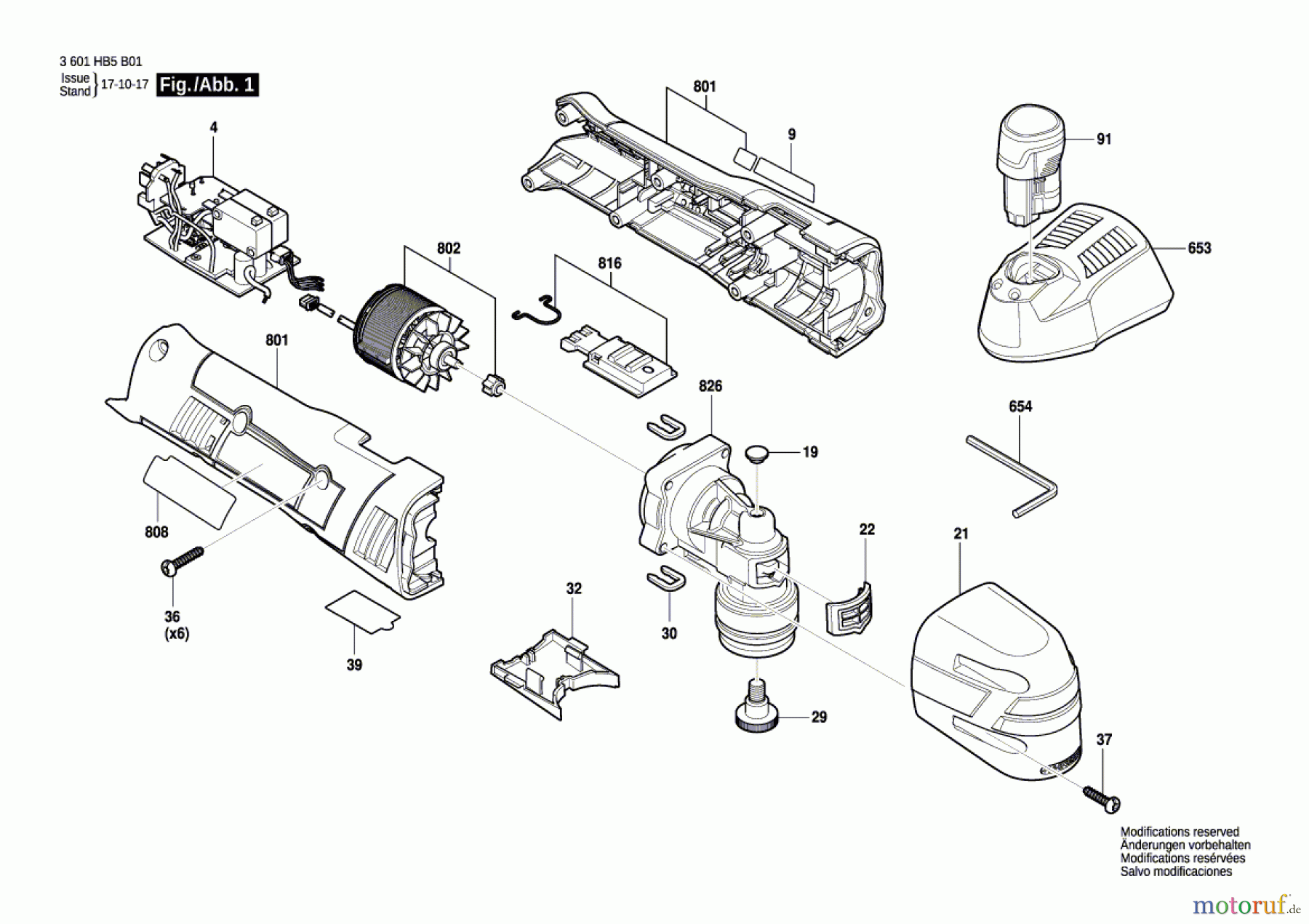  Bosch Werkzeug Multifunktionswerkzeug A-UM BL 12 V Seite 1