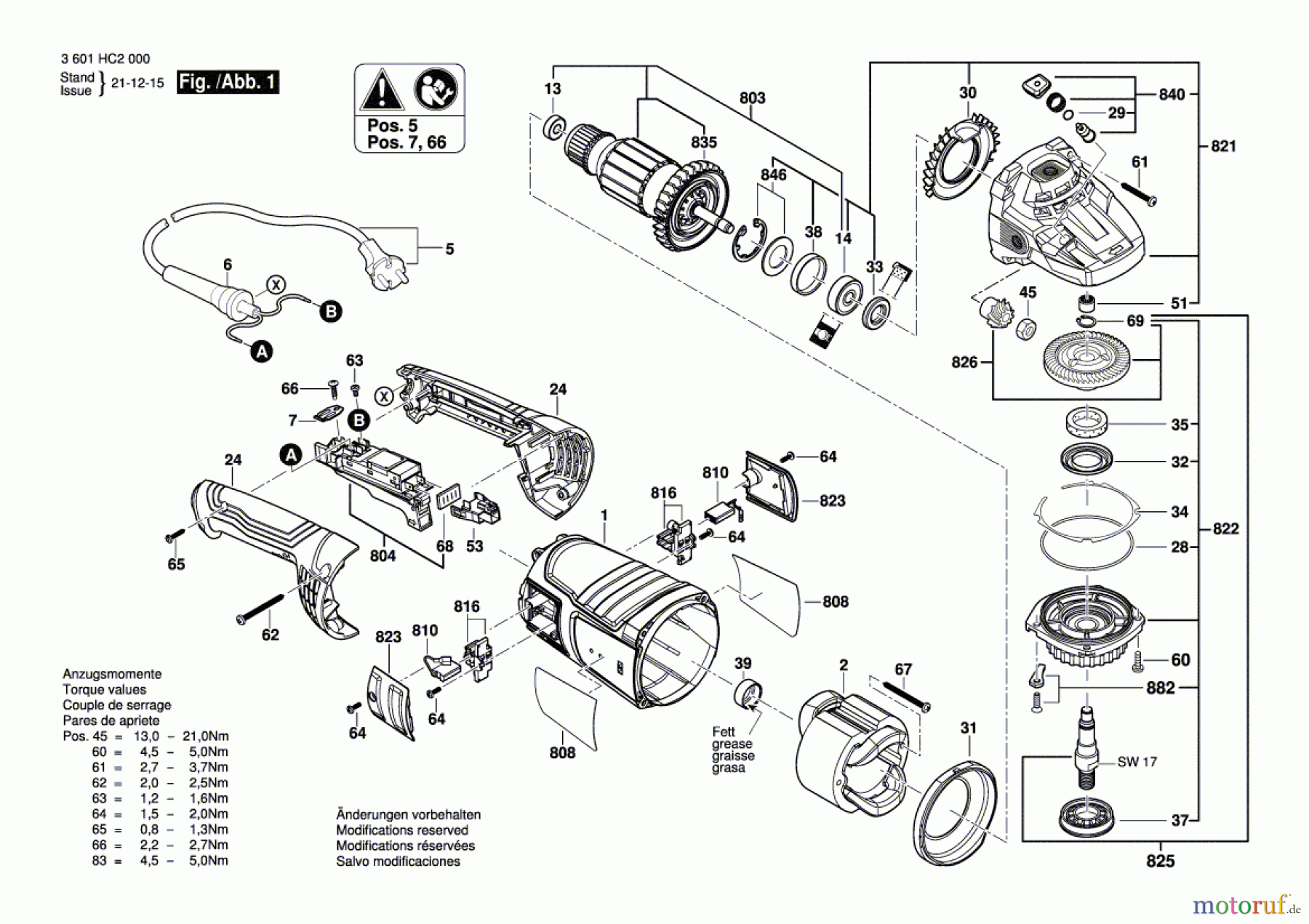  Bosch Werkzeug Winkelschleifer GWS 24-230 Seite 1