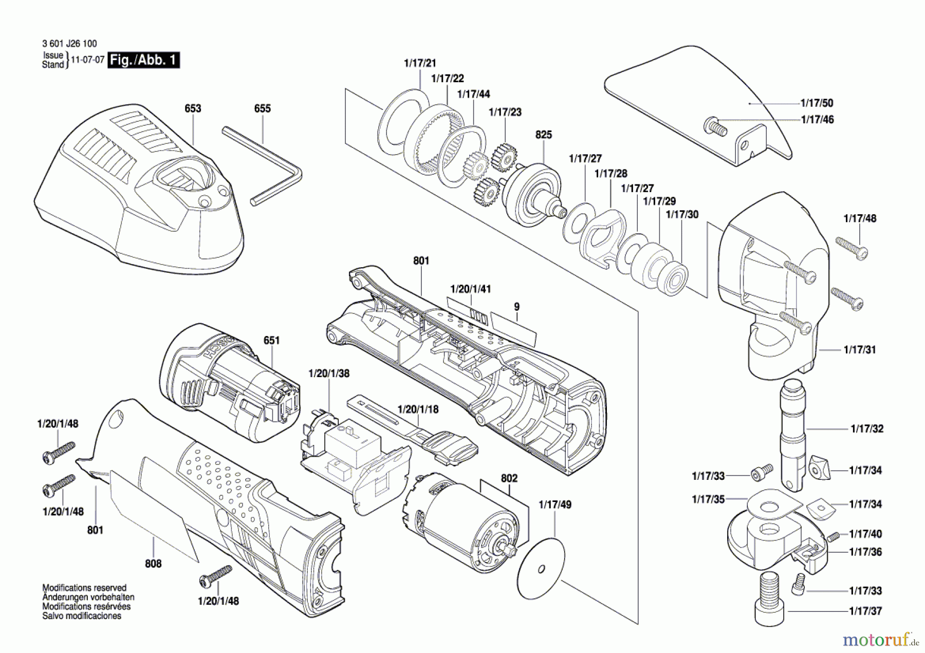  Bosch Akku Werkzeug Akku-Blechschere GSC 10,8 V-LI Seite 1