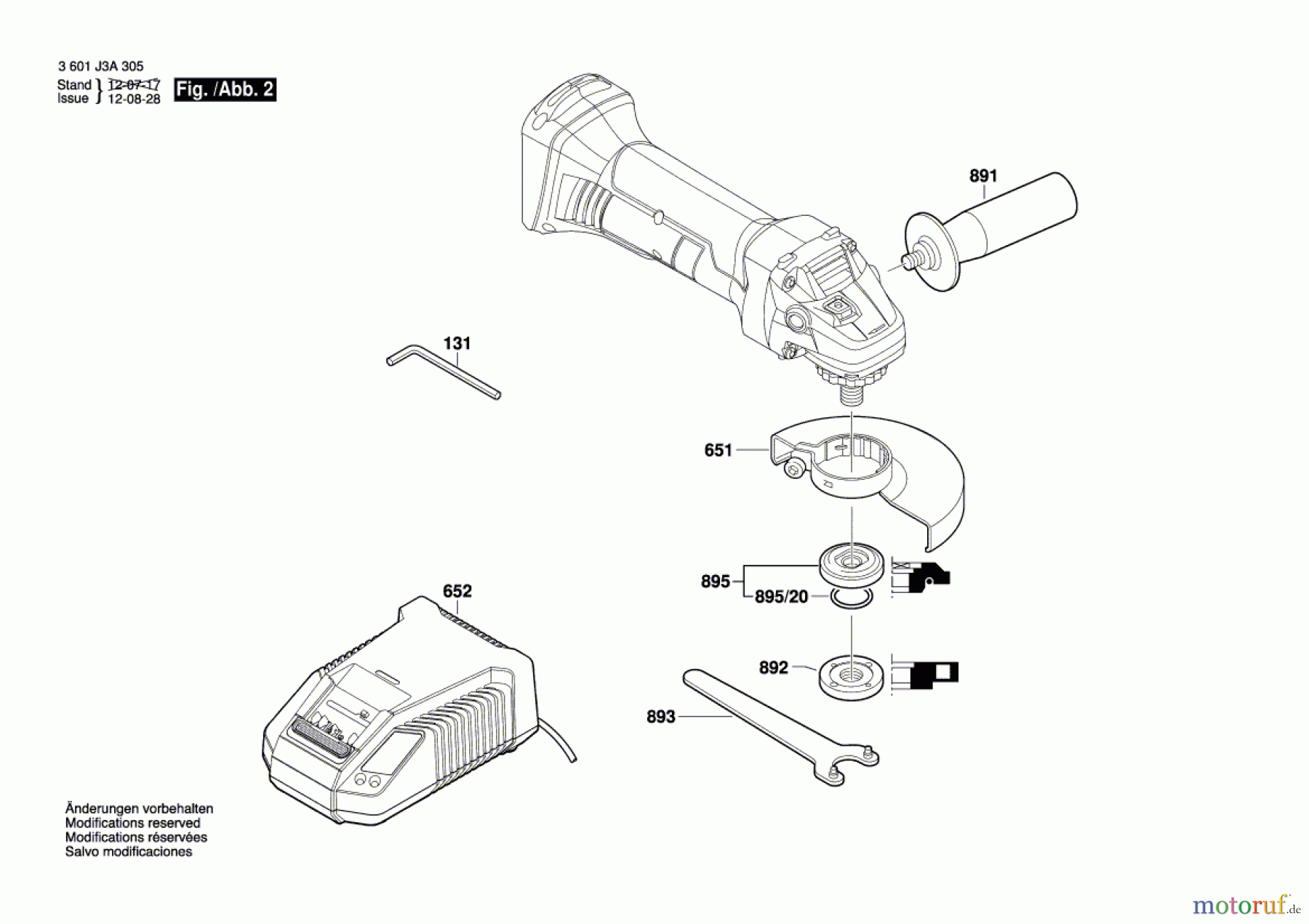 Bosch Akku Werkzeug Akku-Winkelschleifer EWS 18-A Seite 2