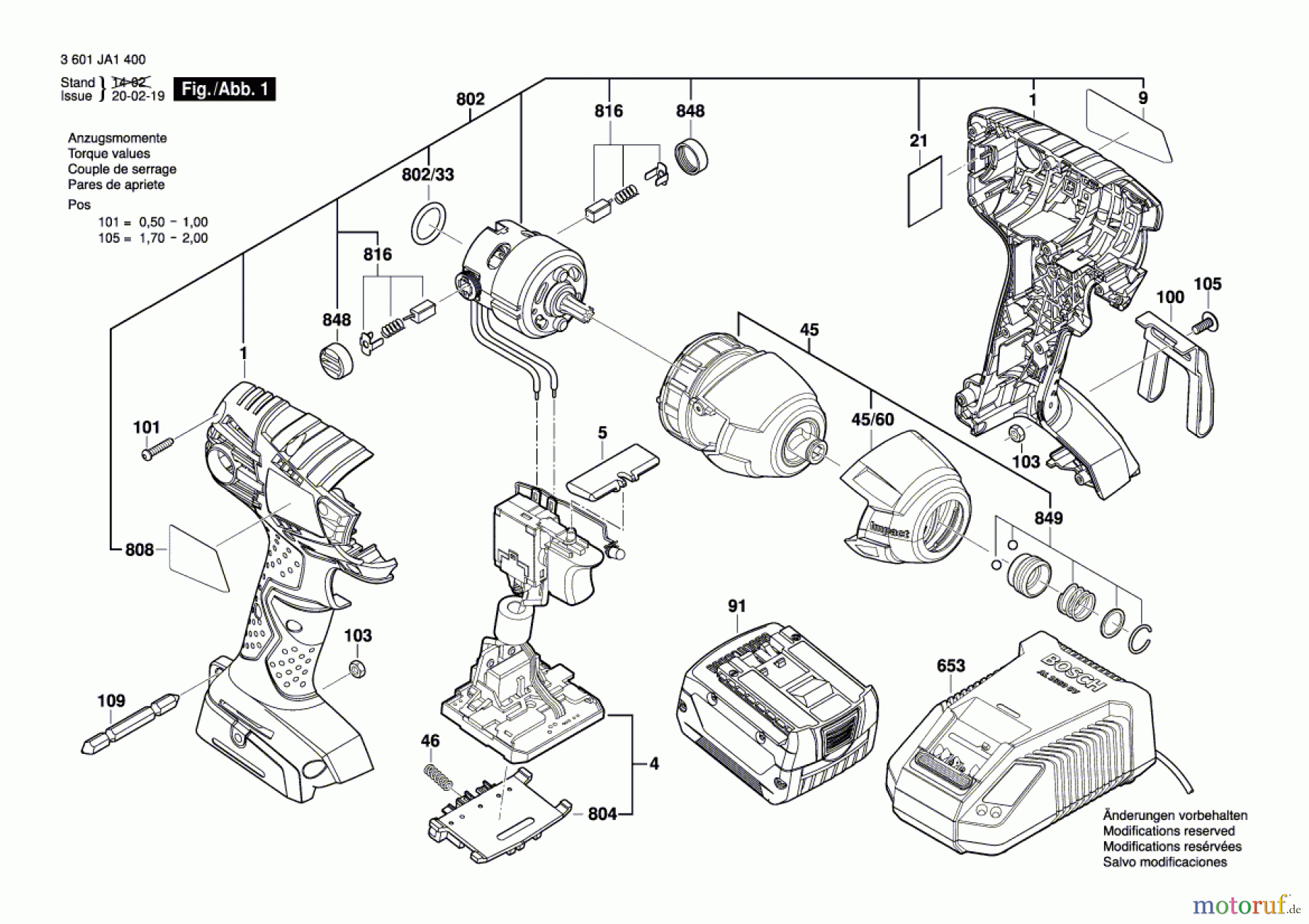  Bosch Werkzeug Schlagschrauber GDR 14,4 V-LI Seite 1