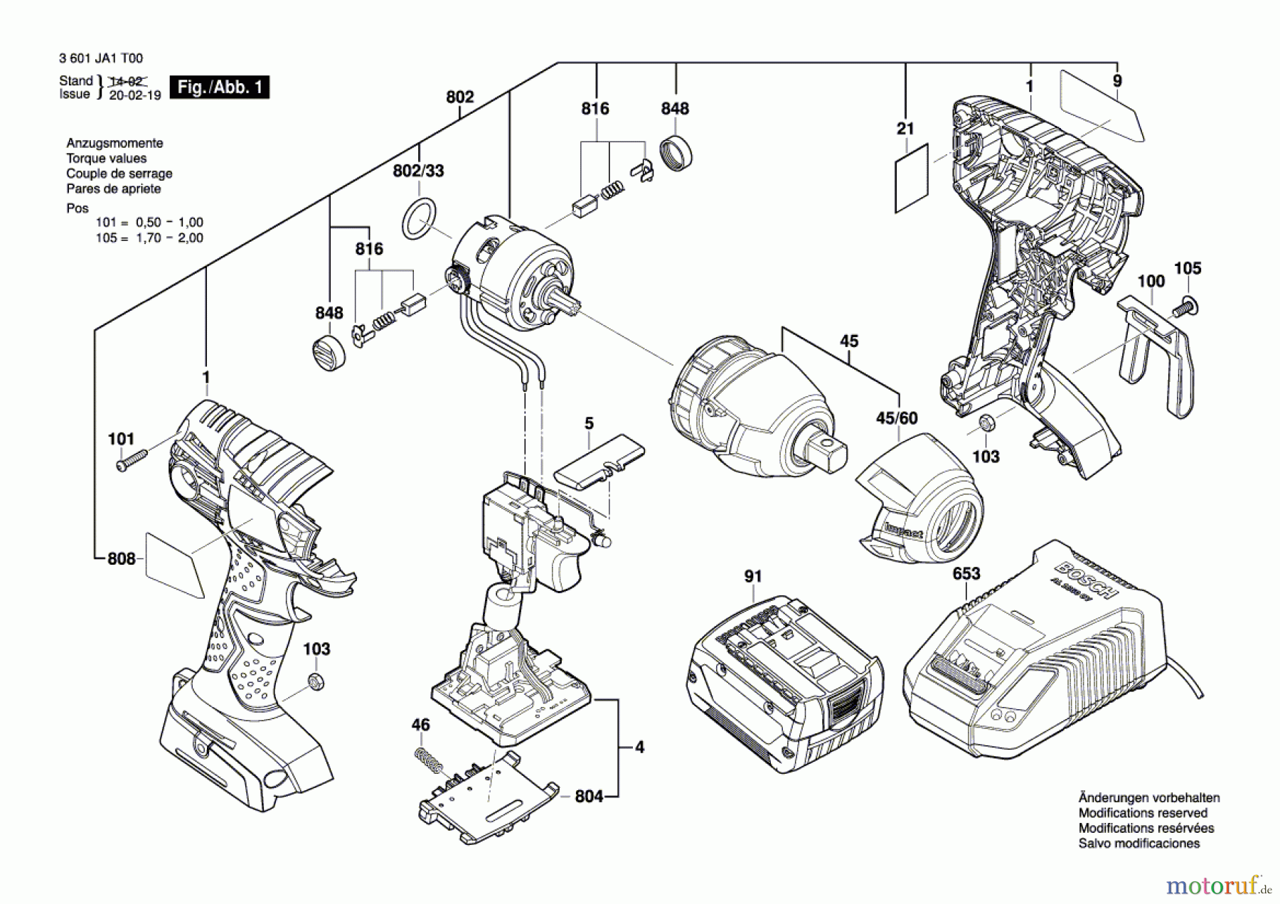  Bosch Werkzeug Schlagschrauber GDS 14,4 V-LI Seite 1