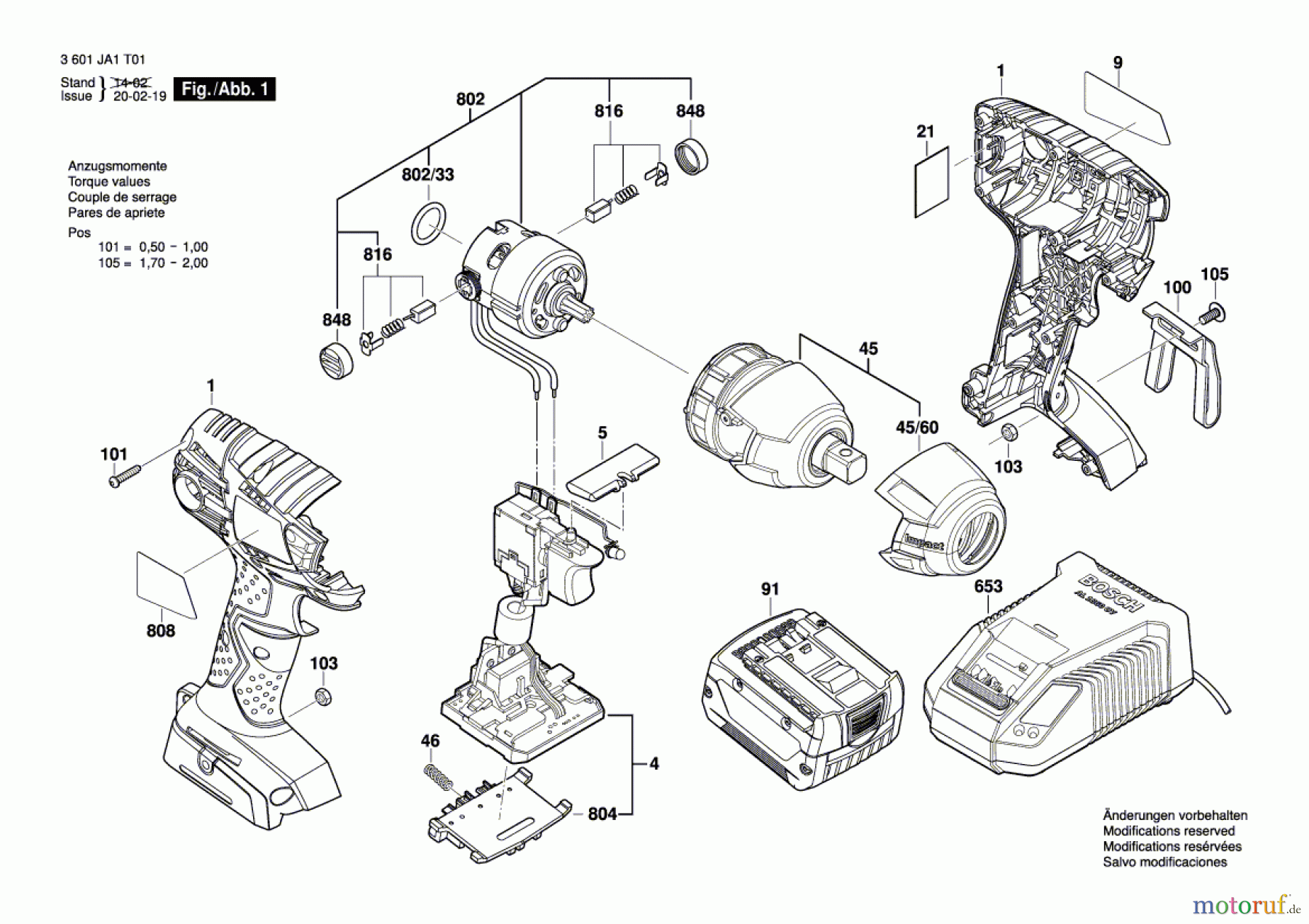 Bosch Werkzeug Schlagschrauber GDS 14,4 V-LI Seite 1