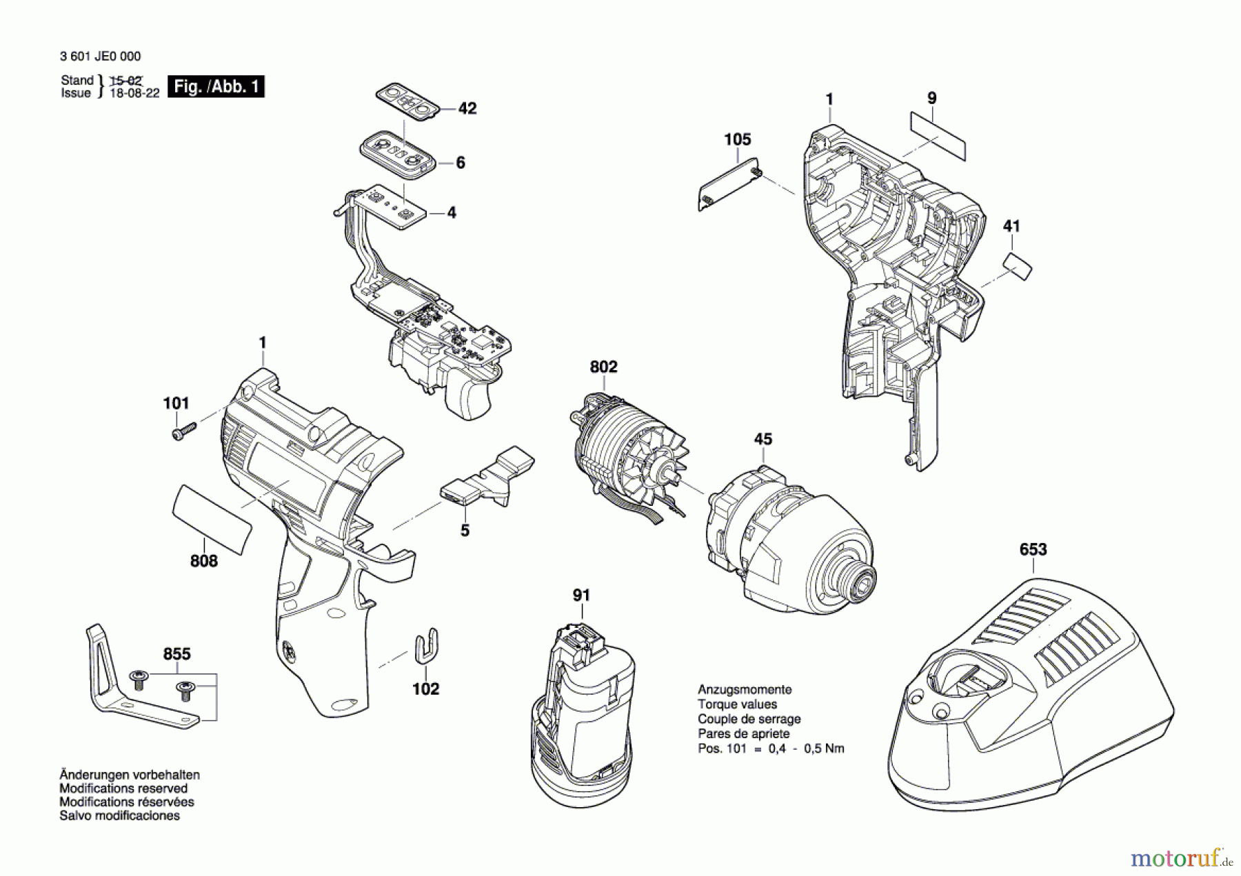  Bosch Werkzeug Schlagschrauber GDR 10,8 V-EC Seite 1