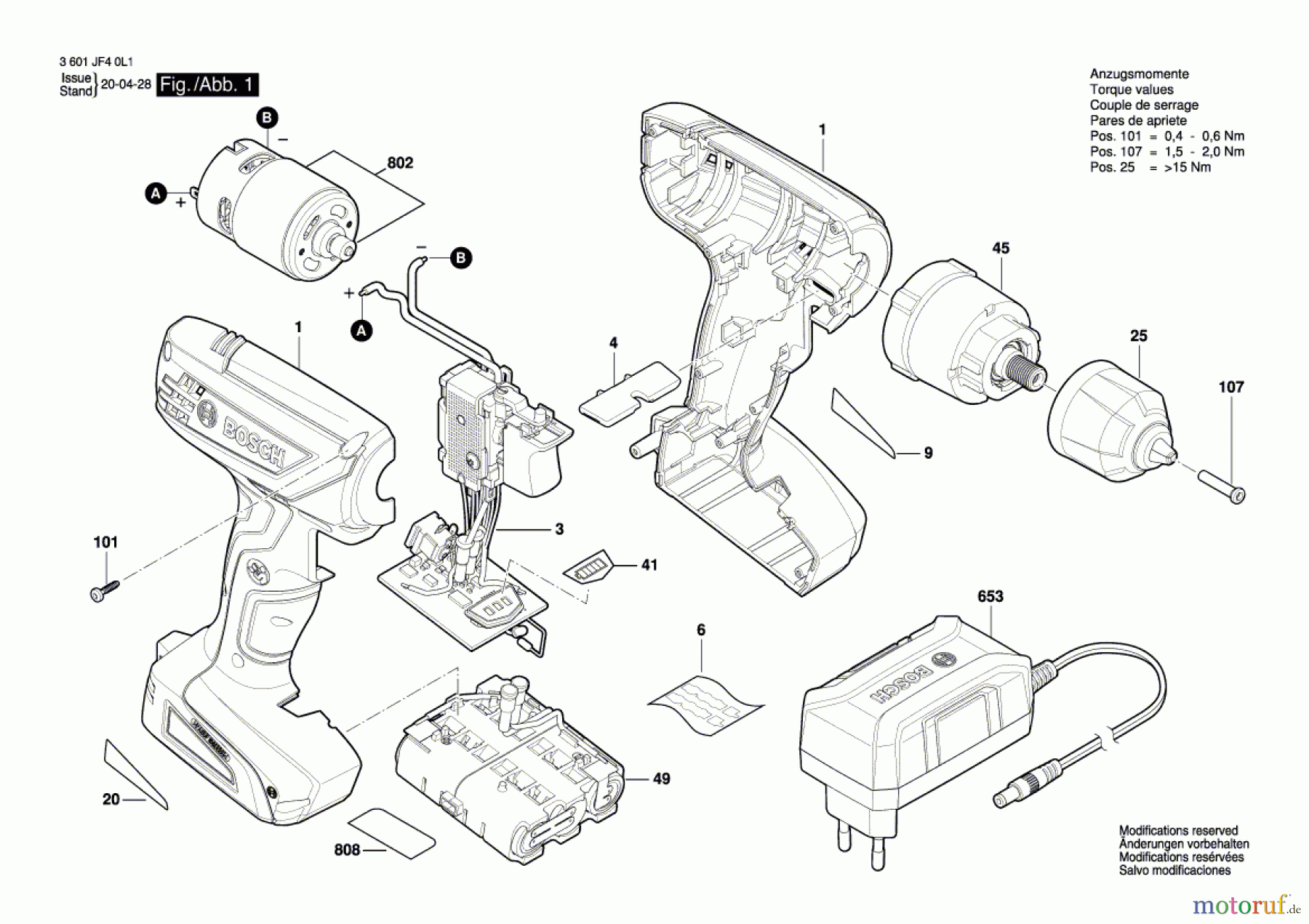  Bosch Akku Werkzeug Akku-Bohrschrauber GSR 1000 Smart Seite 1
