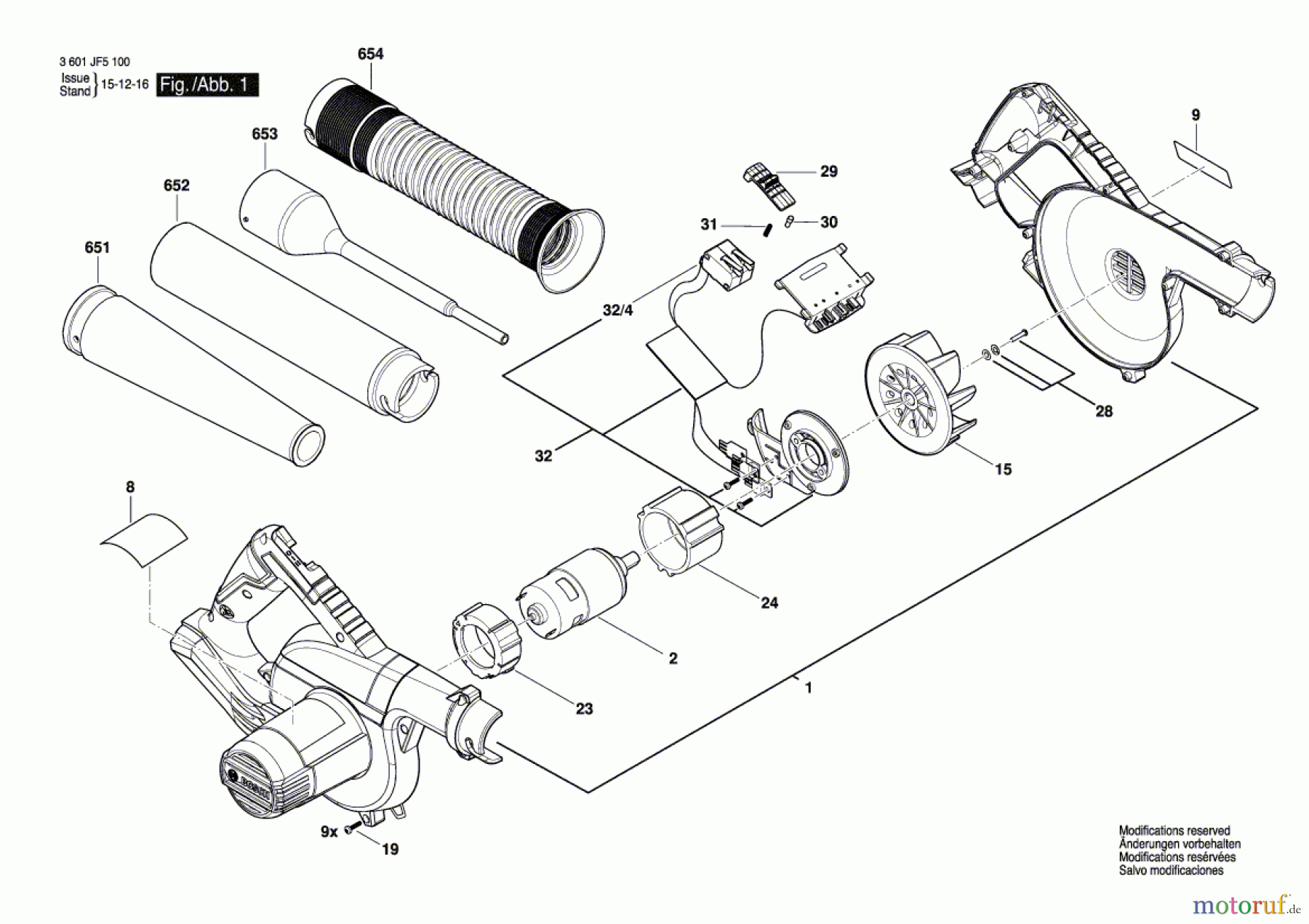  Bosch Werkzeug Gebläse GBL 18V-120 Seite 1