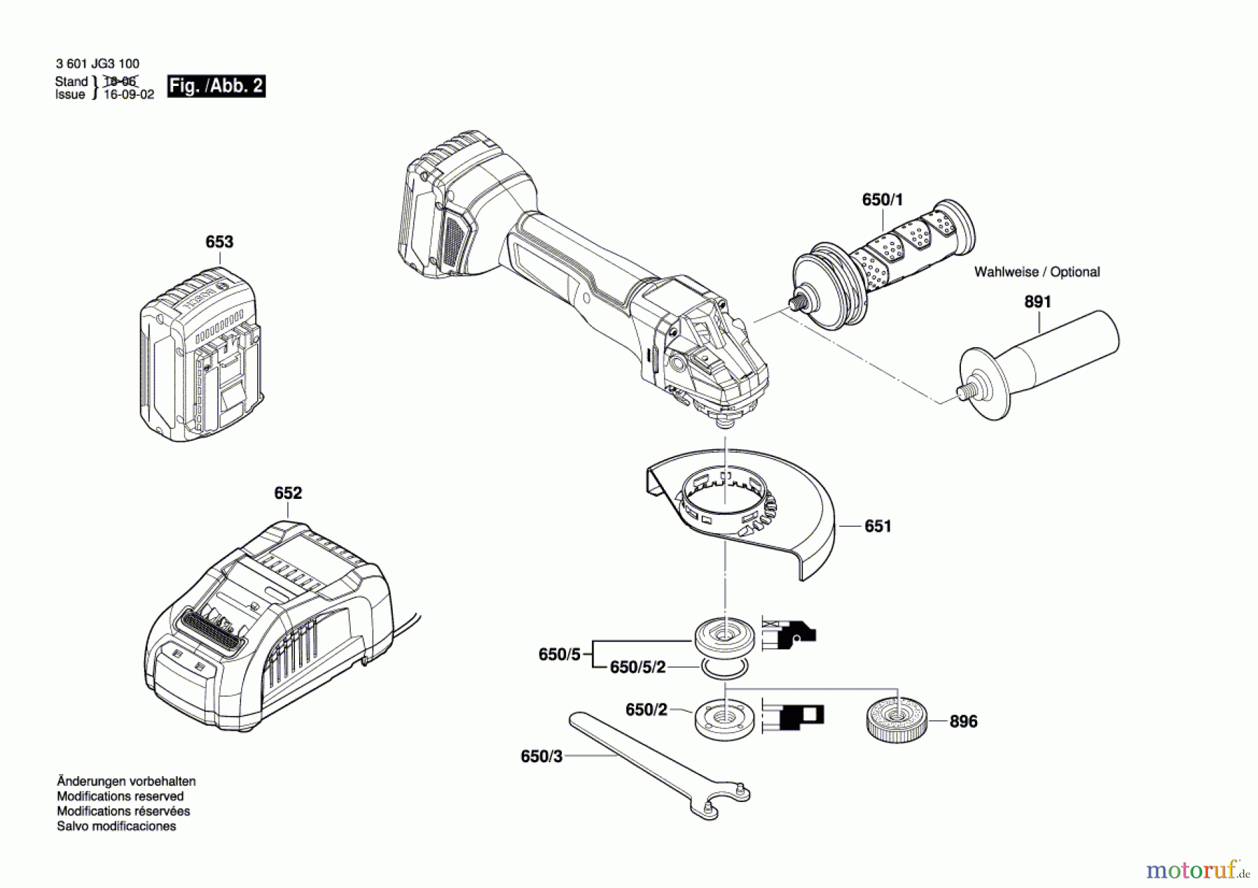  Bosch Akku Werkzeug Akku-Winkelschleifer GWS 18V-115 C Seite 2