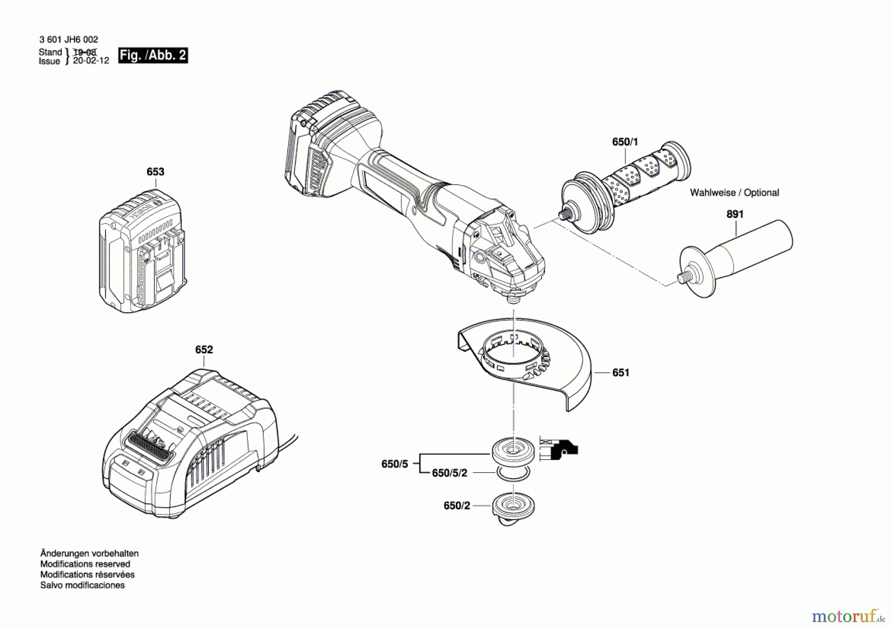  Bosch Akku Werkzeug Akku-Winkelschleifer GWS 18V-15 C Seite 2