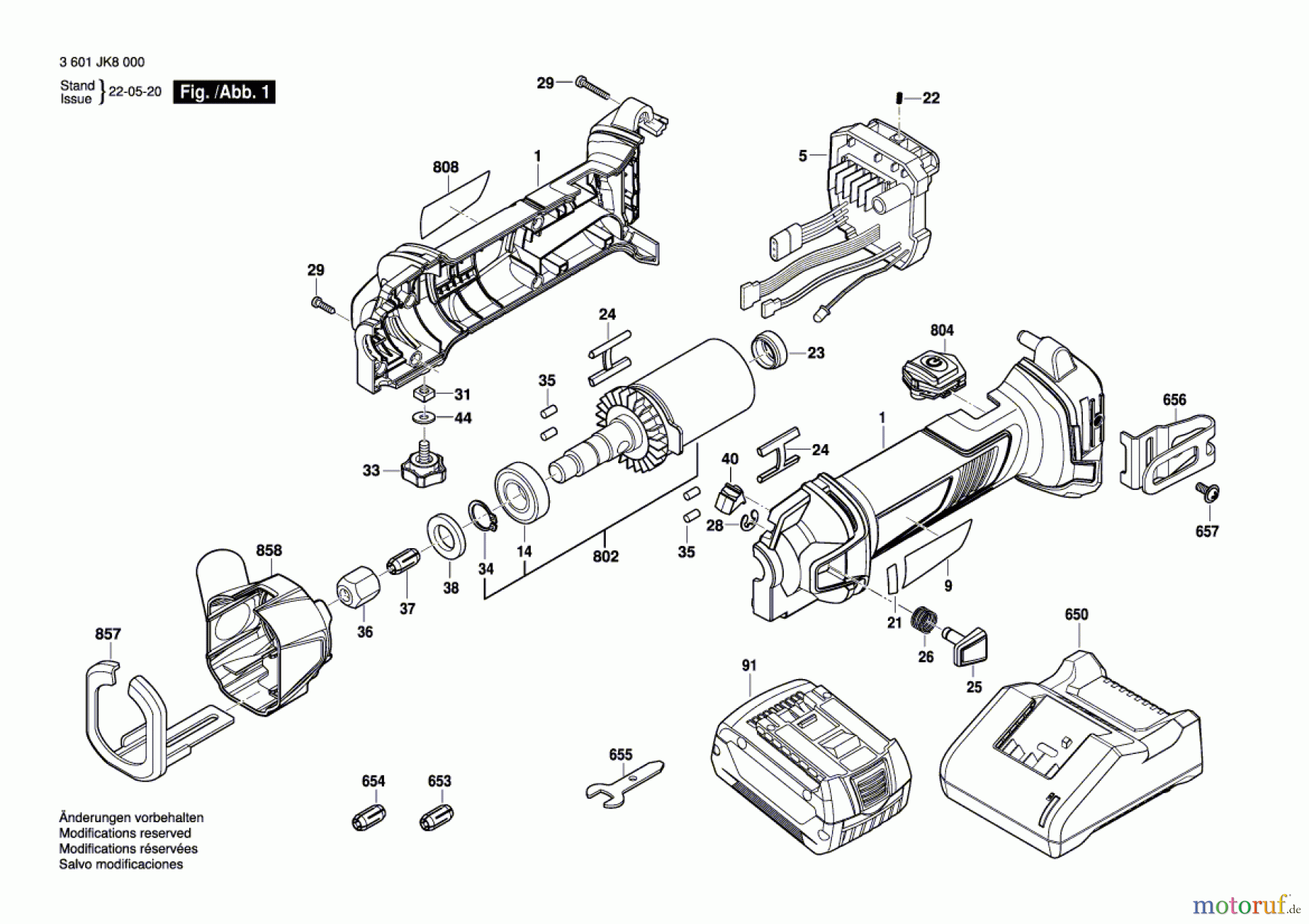  Bosch Werkzeug Spiralsäge GCU 18V-30 Seite 1