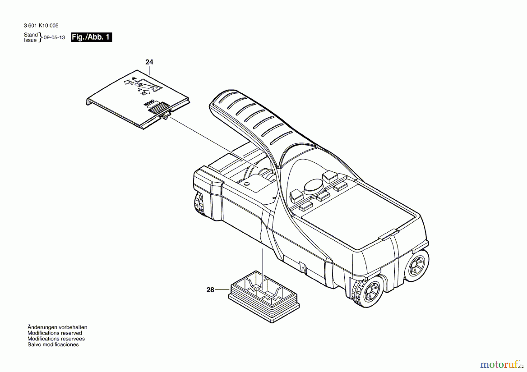  Bosch Werkzeug Universalortungsgerät D-TECT 150 Seite 1